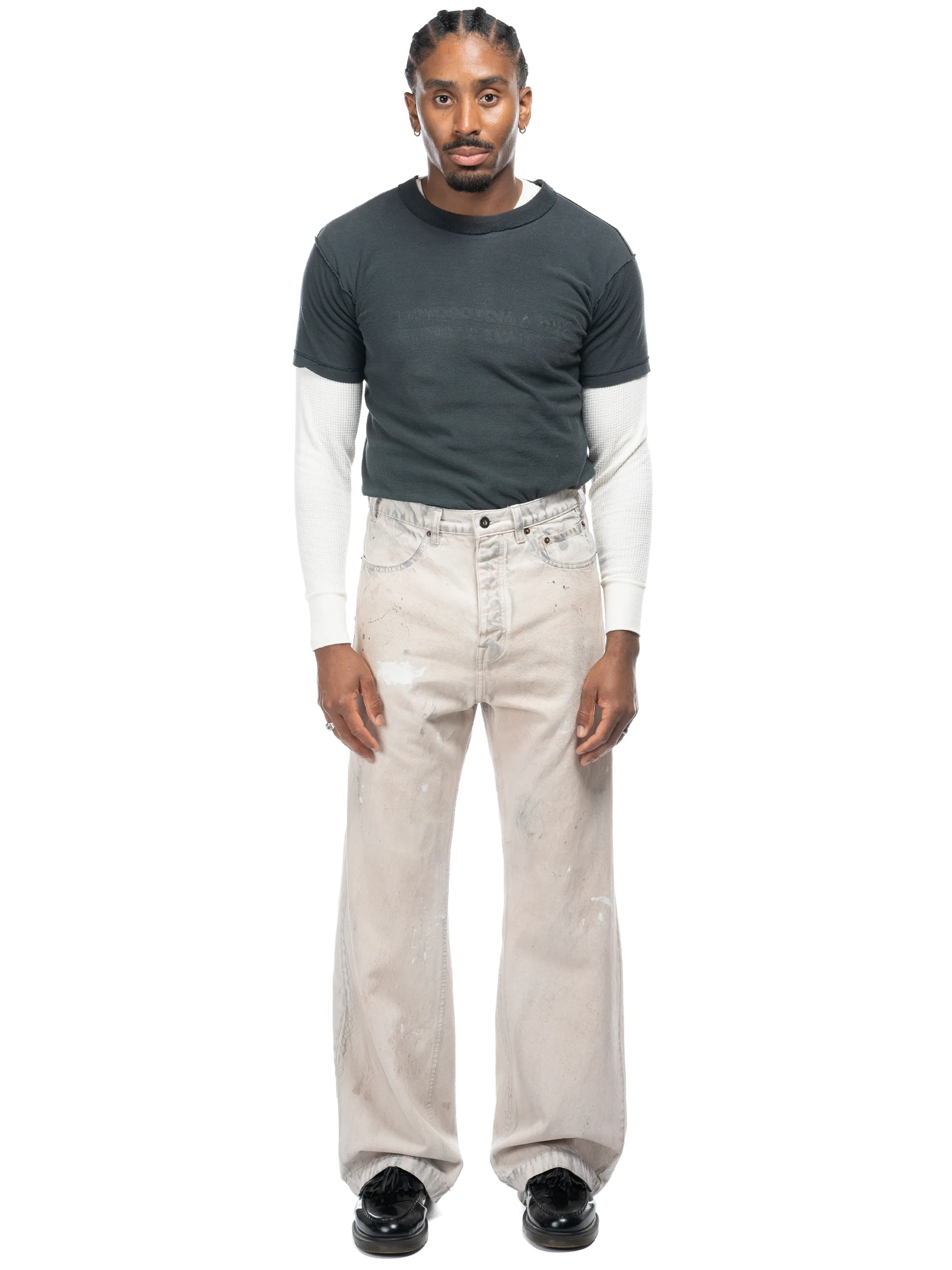 Javier Wide Leg Jeans - Morrison Wash sold by Bare Knuckles