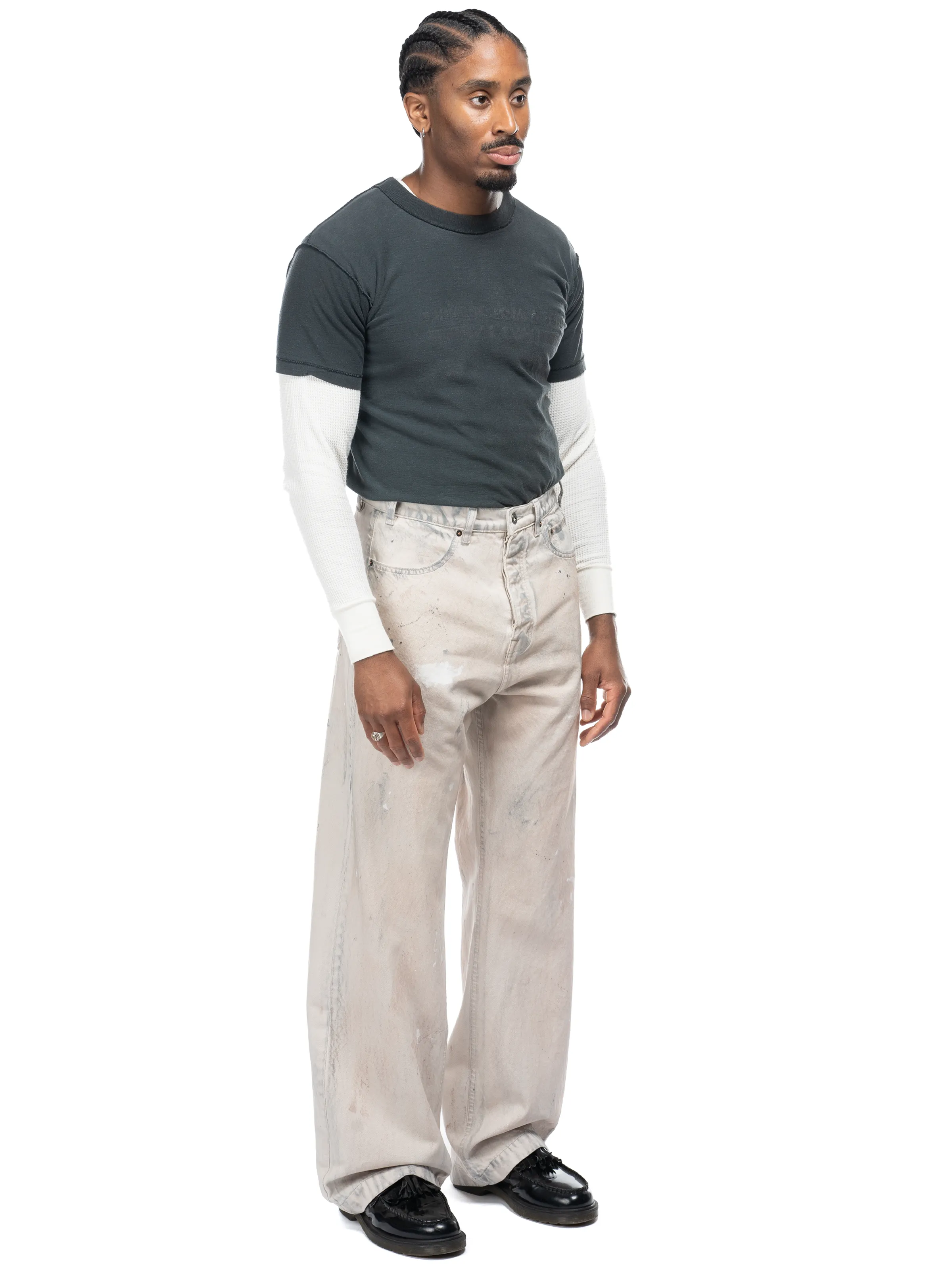 Javier Wide Leg Jeans - Morrison Wash sold by Bare Knuckles product image thumbnail 3