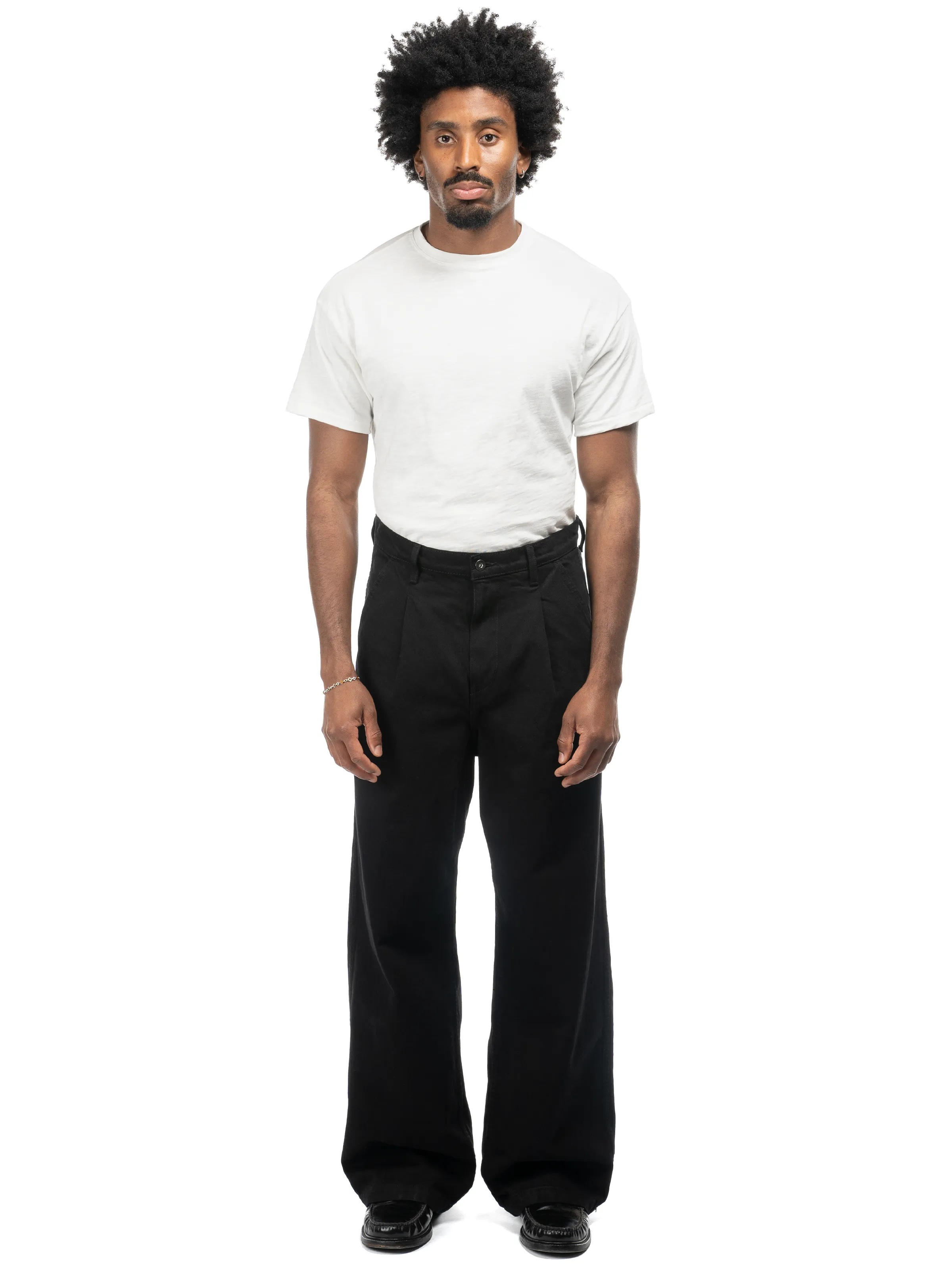 Studio Cotton Trouser - Black sold by Bare Knuckles
