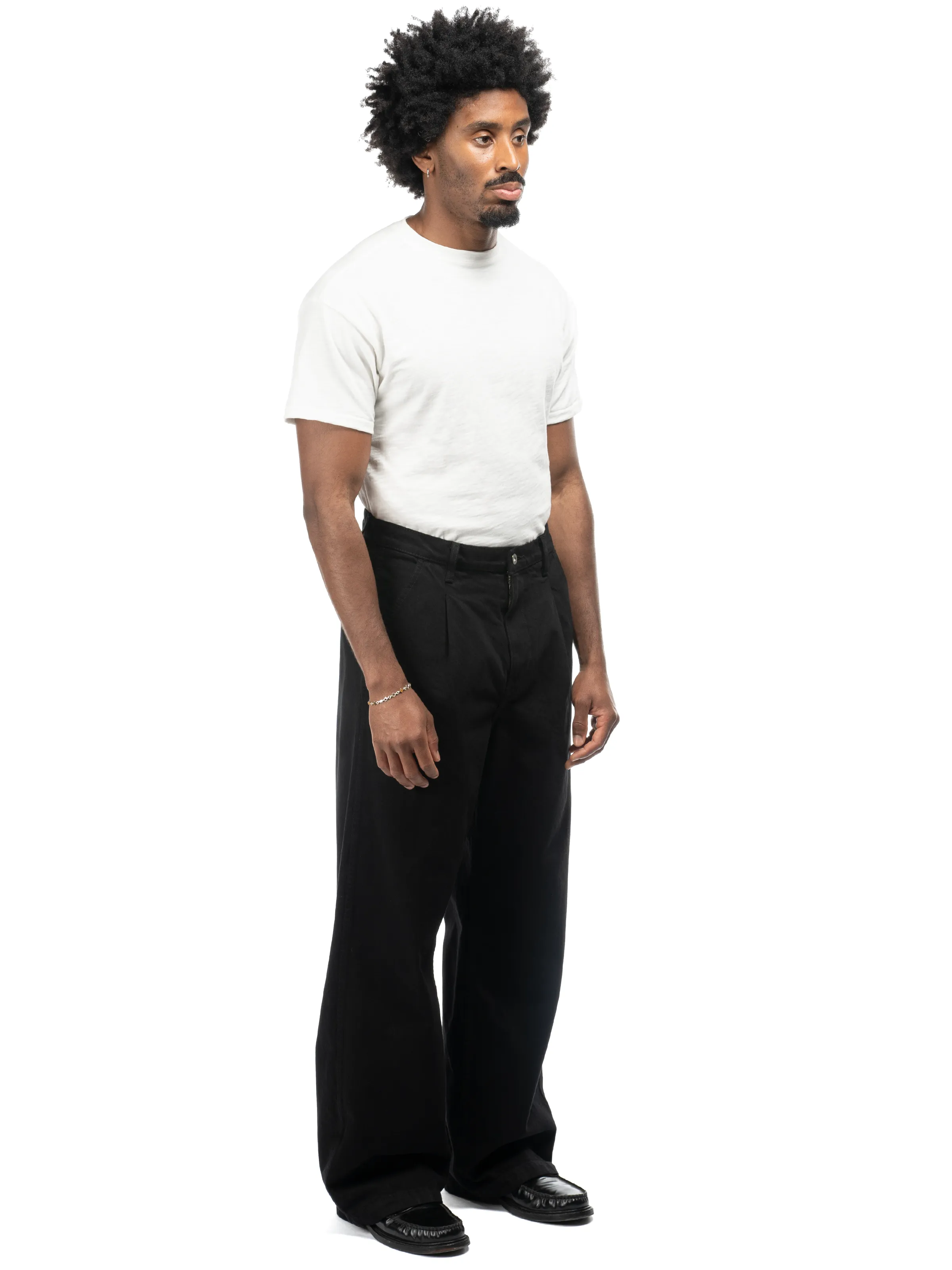 Studio Cotton Trouser - Black sold by Bare Knuckles product image thumbnail 3