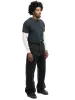 Javier Wide Leg Jeans - Rinsed Black sold by Bare Knuckles