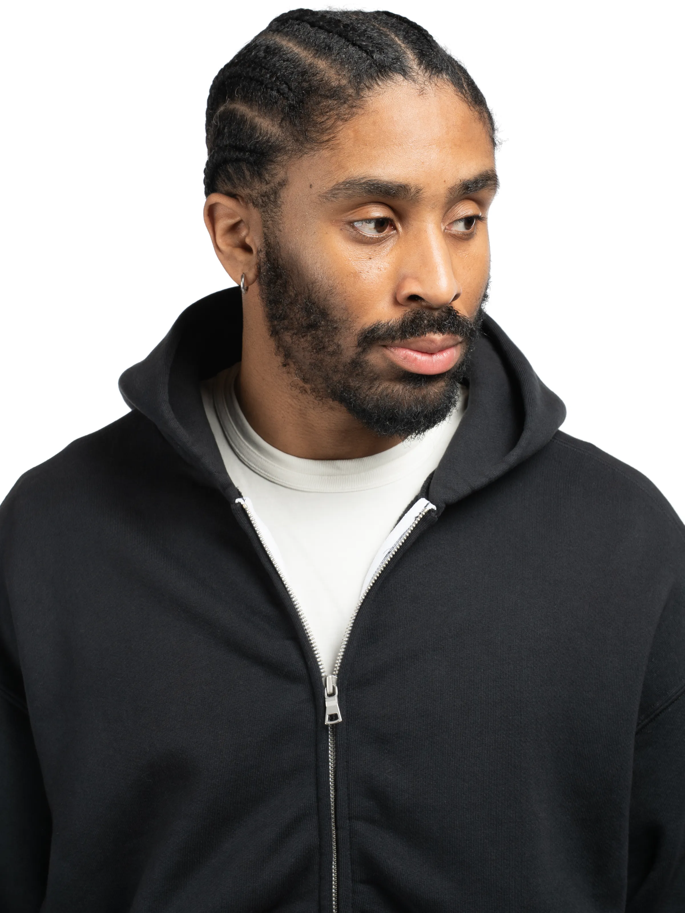 Basics Zip Hoodie sold by Bare Knuckles product image thumbnail 5