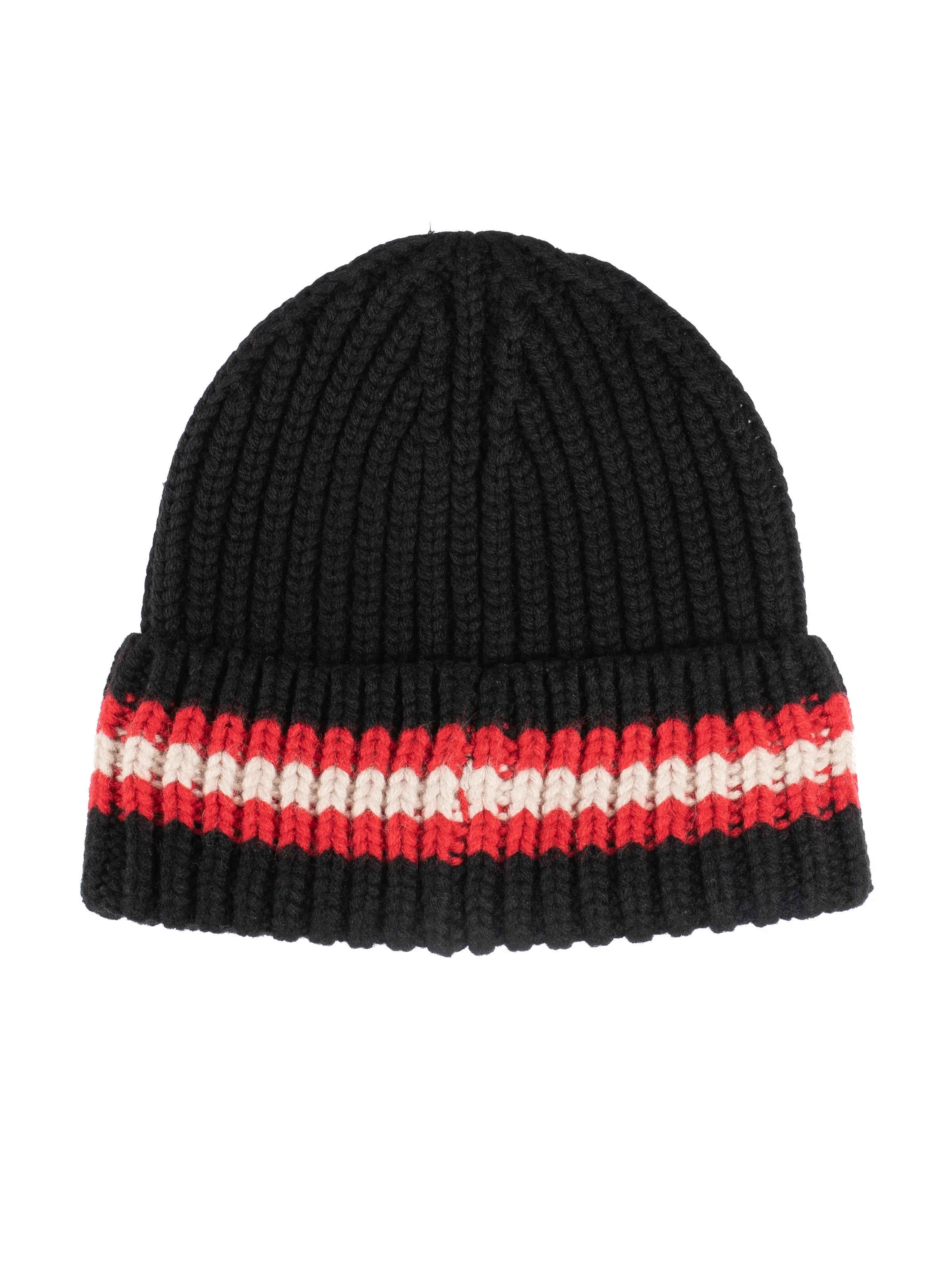 Striped Wool Beanie sold by Bare Knuckles product image thumbnail 2