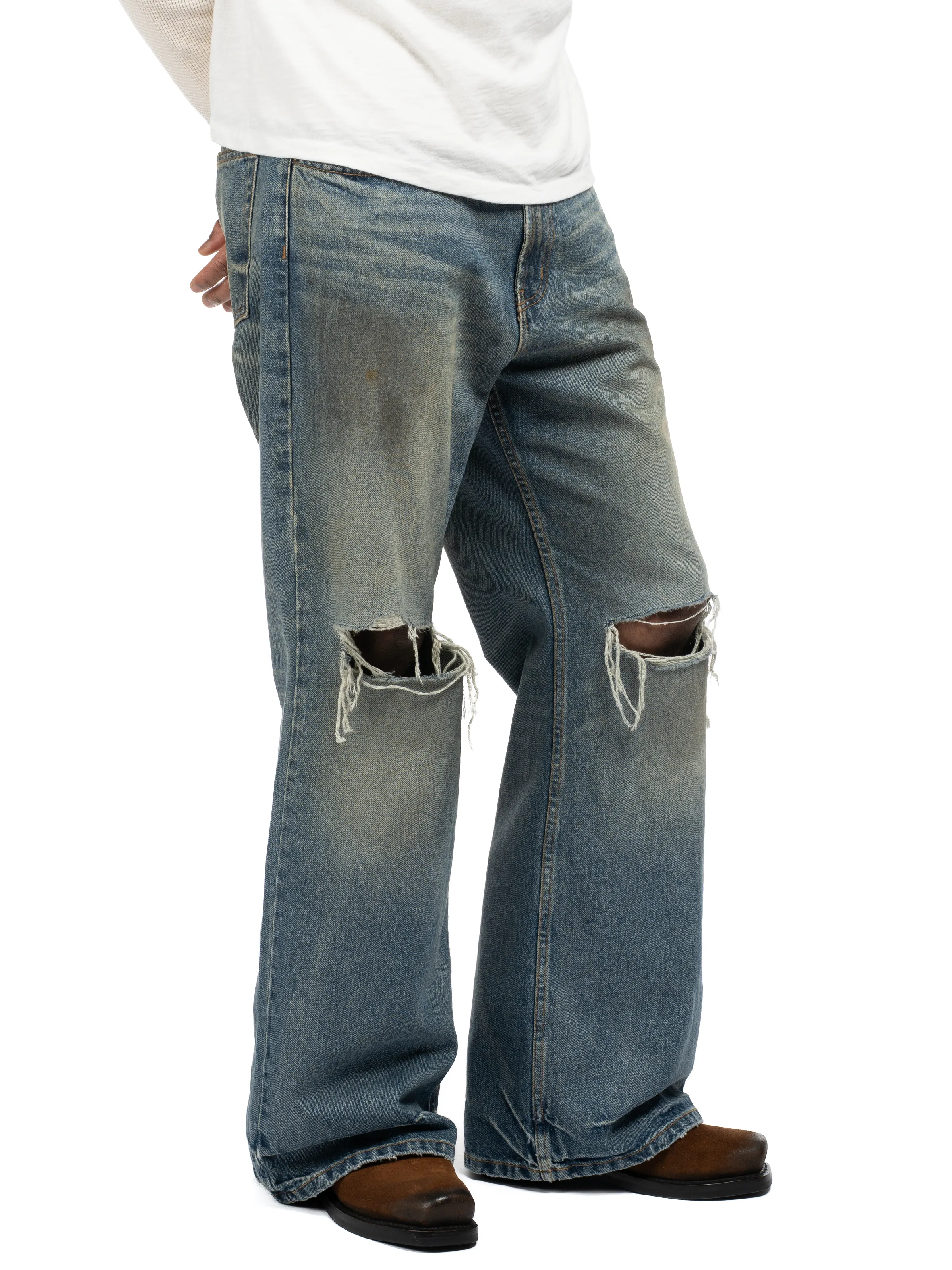 Serge Loose Bootcut Jeans sold by Bare Knuckles product image thumbnail 2