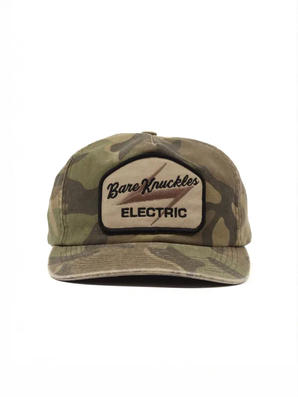 Electric Logo Camo Hat sold by Bare Knuckles