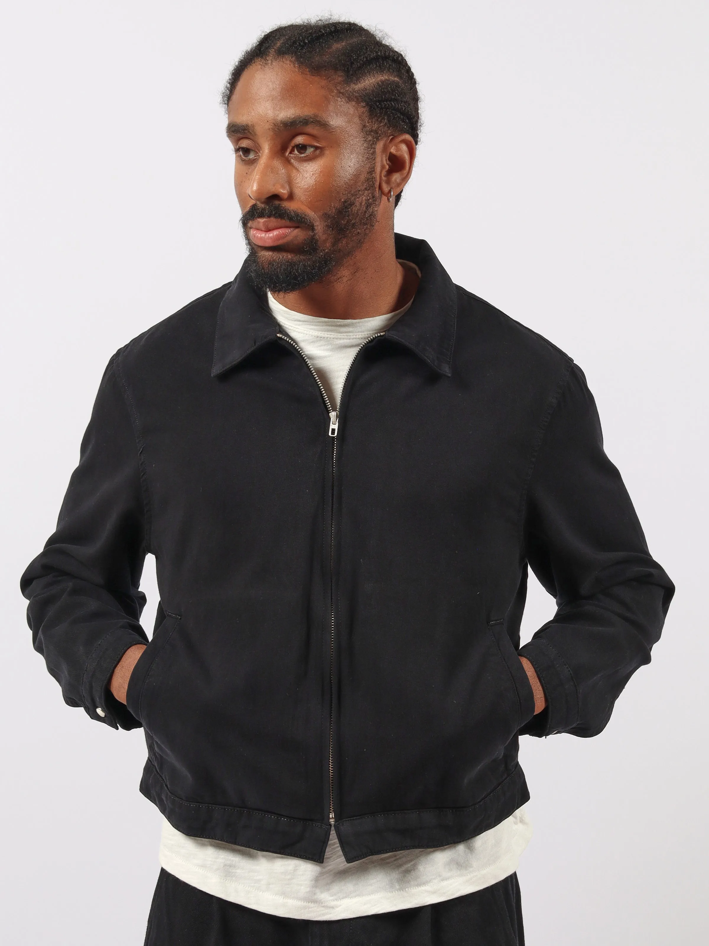 Freddy Cotton Blouson - Black sold by Bare Knuckles product image thumbnail 5
