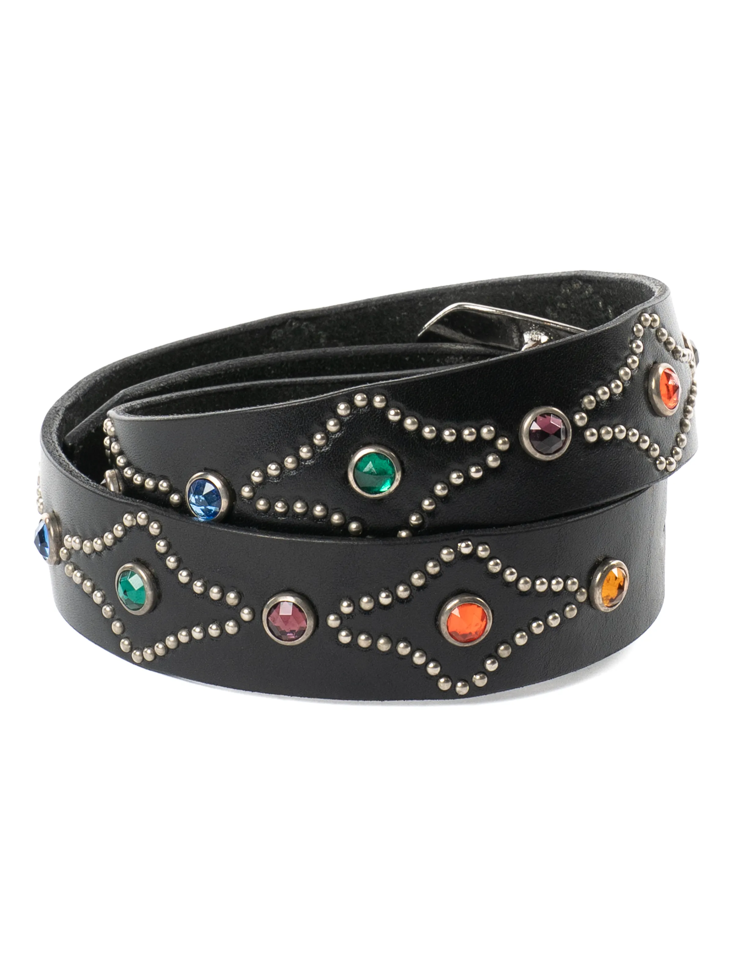 Evergreen Star Studded Belt - 1.5" sold by Bare Knuckles