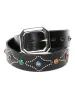 Evergreen Star Studded Belt - 1.5" sold by Bare Knuckles