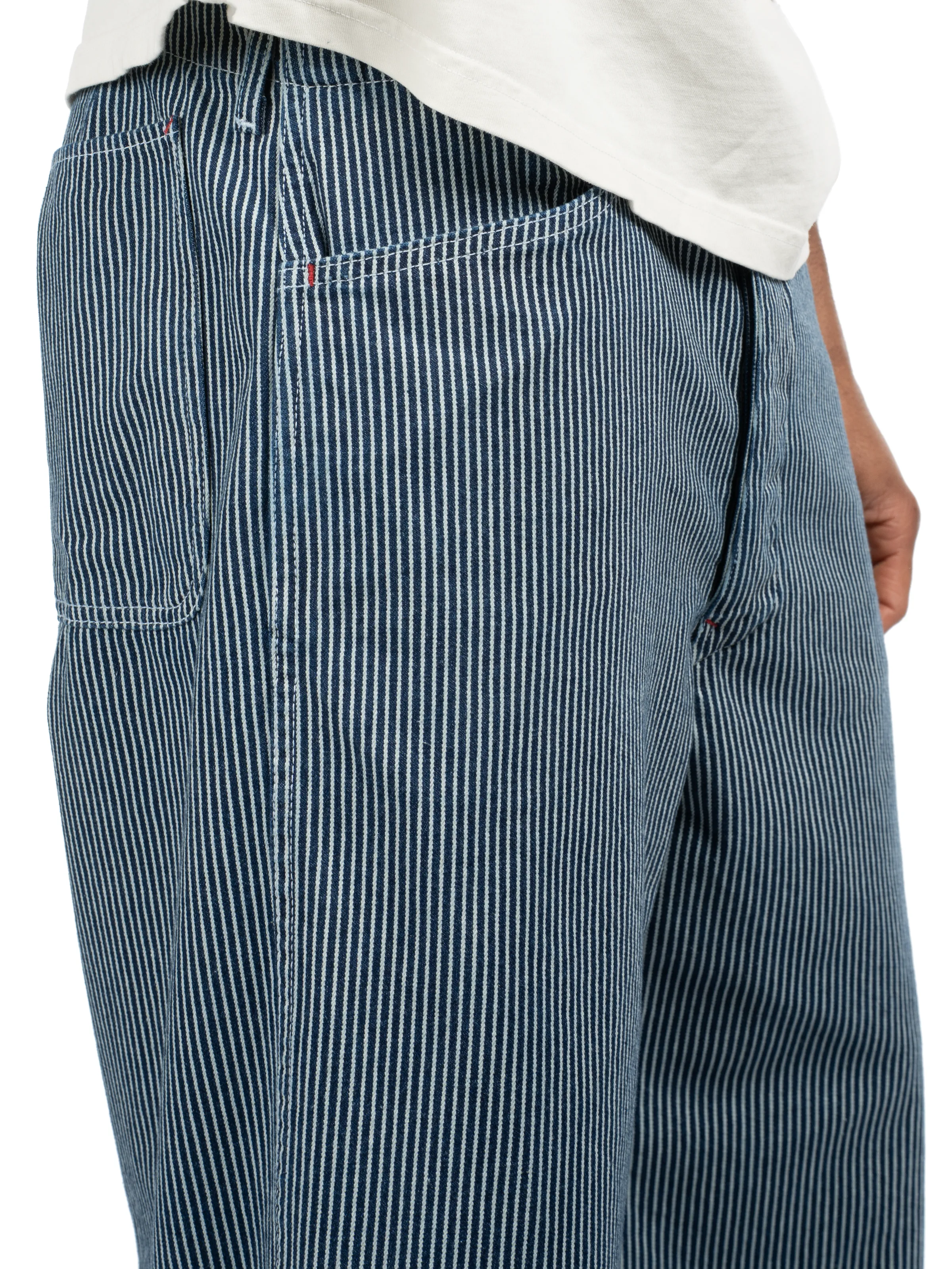 Hickory Stripe Service Pant - Rinsed Raw sold by Bare Knuckles product image thumbnail 5