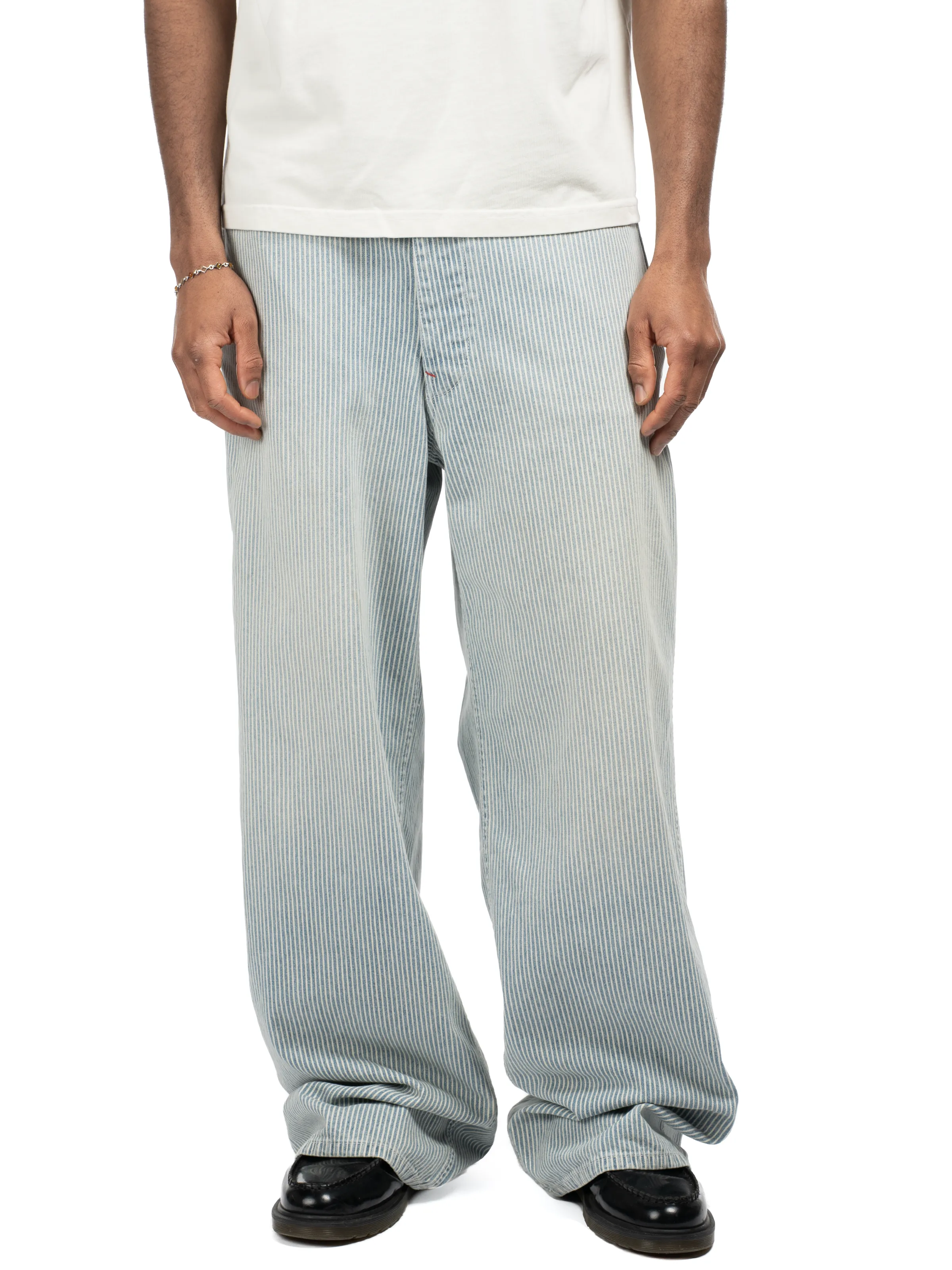 Hickory Stripe Service Pant - Faded Wash sold by Bare Knuckles product image thumbnail 2