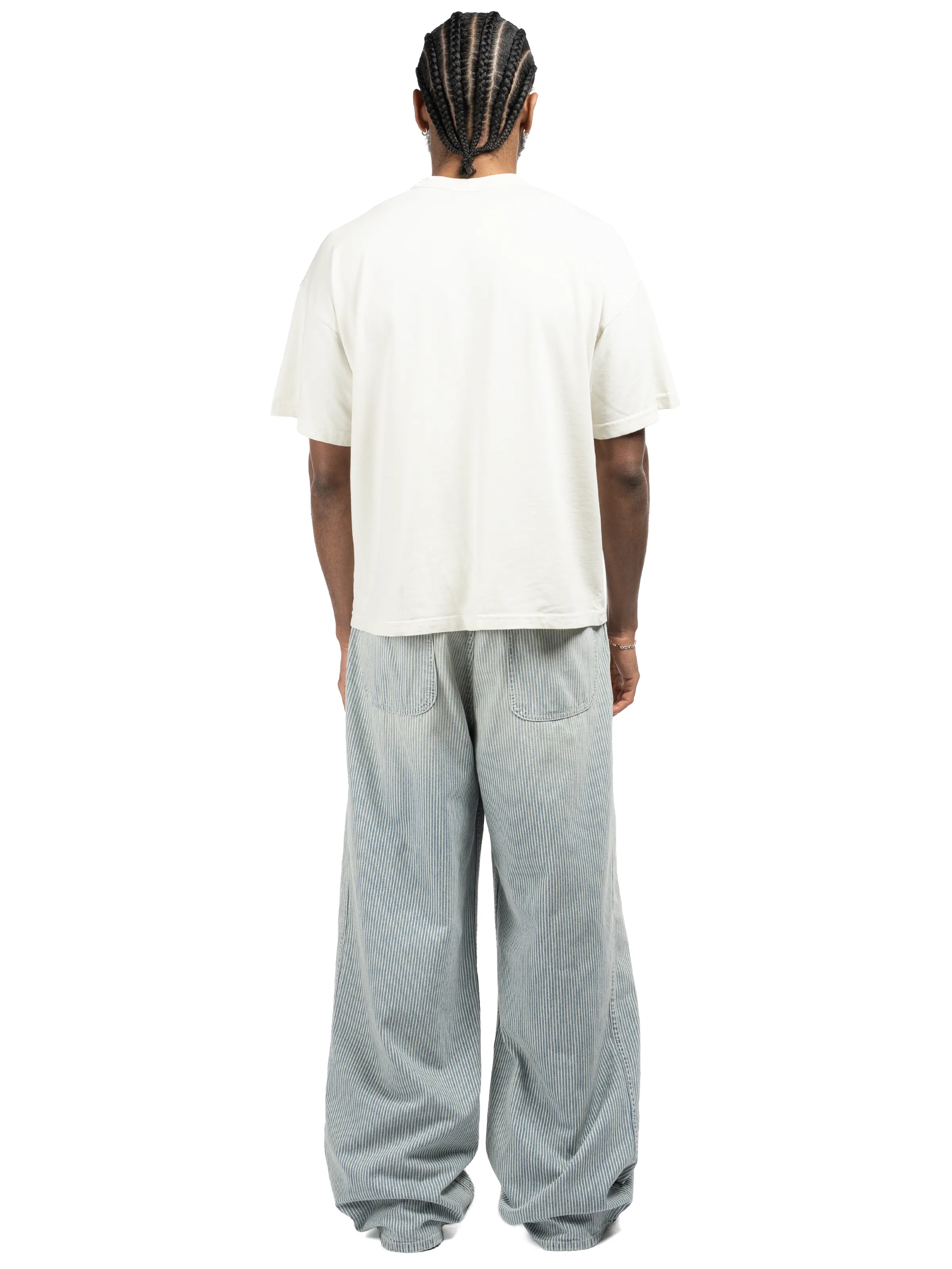 Hickory Stripe Service Pant - Faded Wash sold by Bare Knuckles product image thumbnail 4