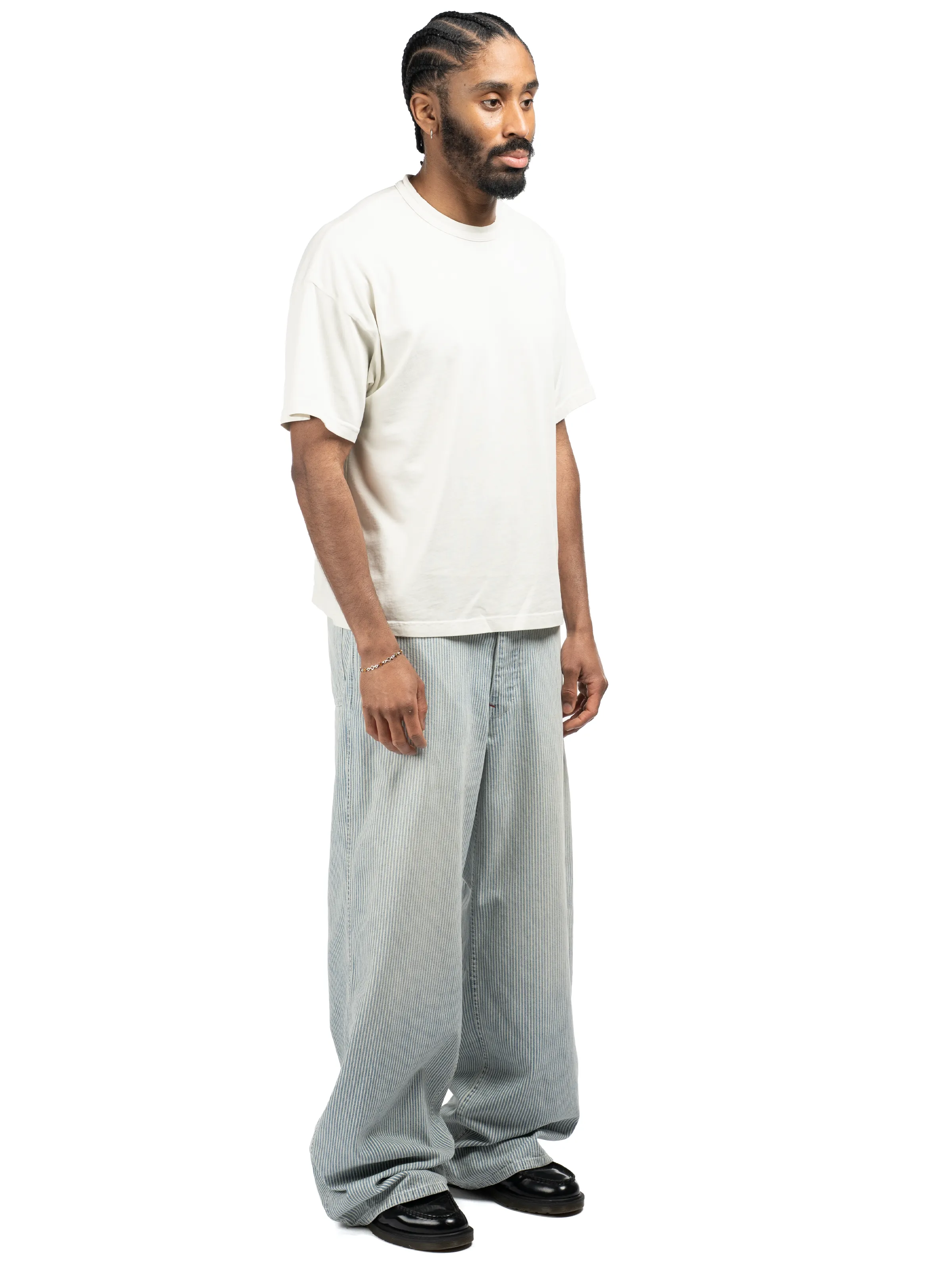 Hickory Stripe Service Pant - Faded Wash sold by Bare Knuckles product image thumbnail 3