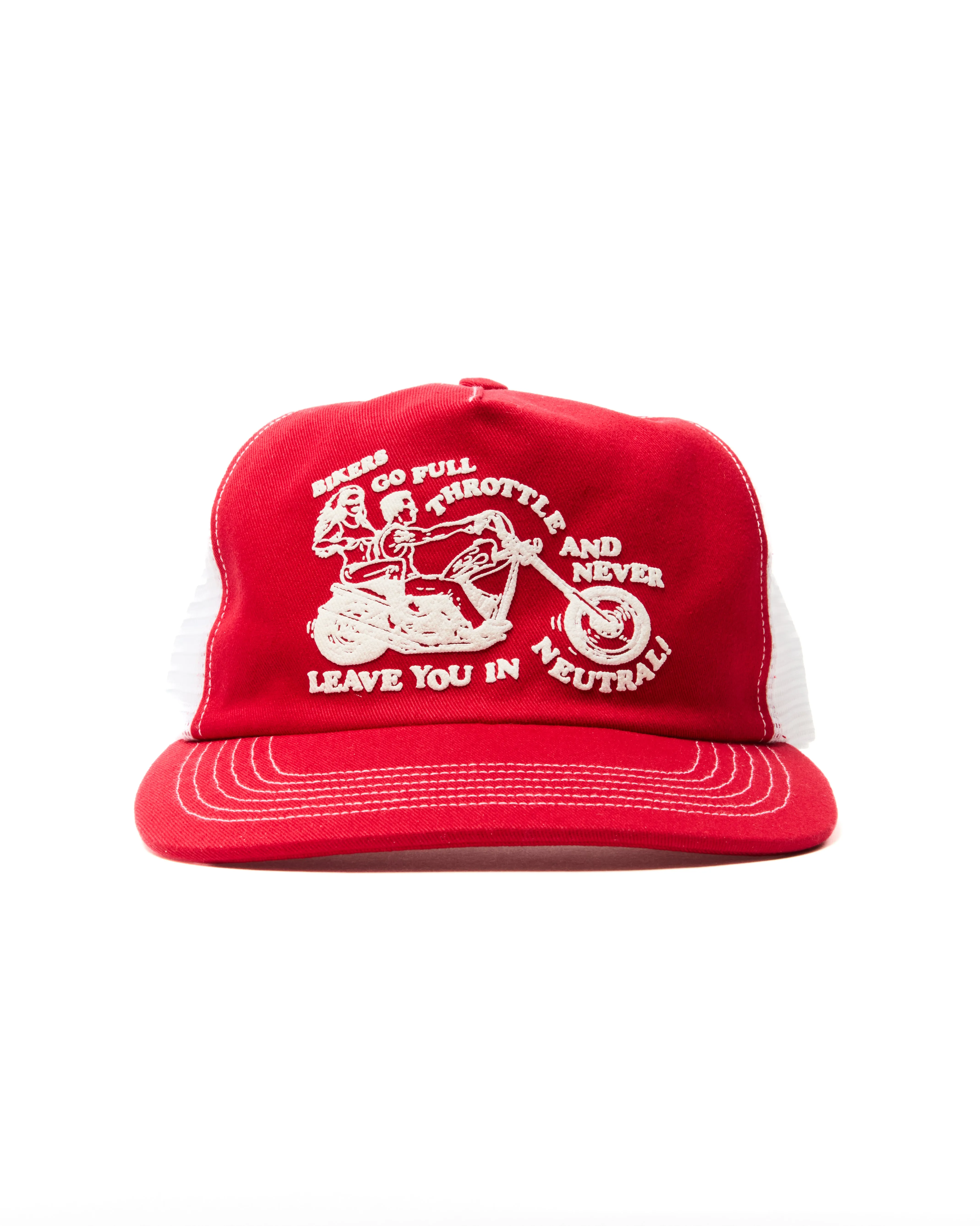 Biker Mesh Trucker Hat sold by Bare Knuckles