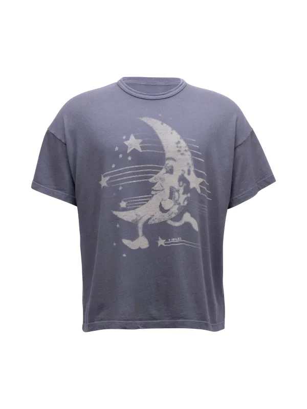 Running Moon Basics T-Shirt sold by Bare Knuckles
