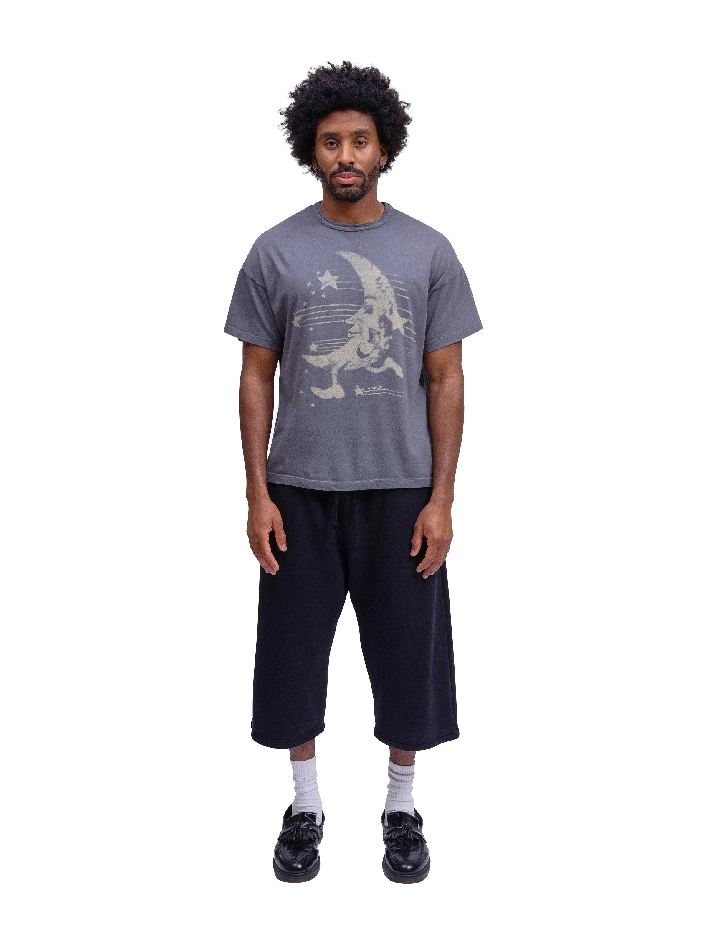 Running Moon Basics T-Shirt sold by Bare Knuckles product image thumbnail 3