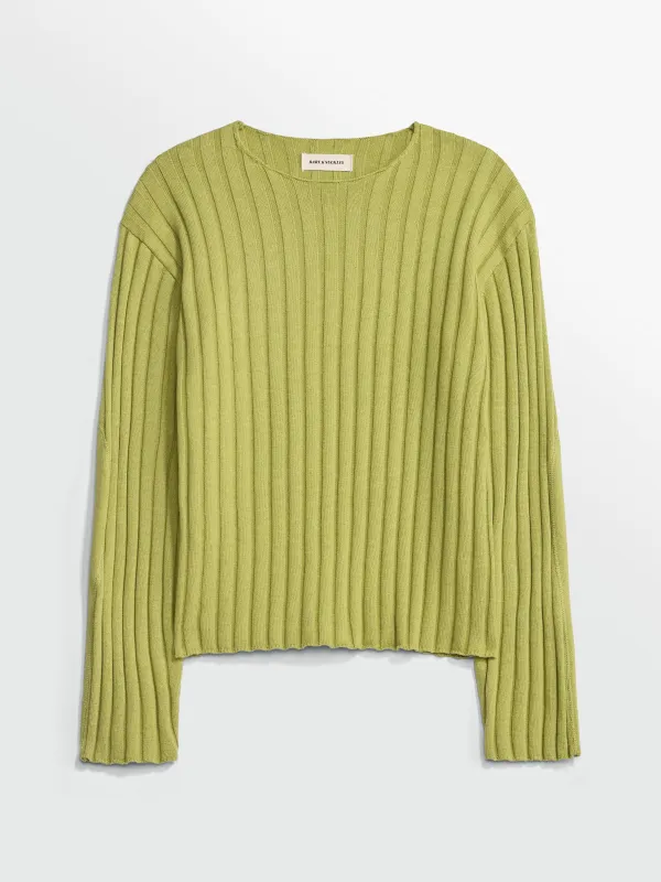 Lou Rib Knit Sweater made by Bare Knuckles