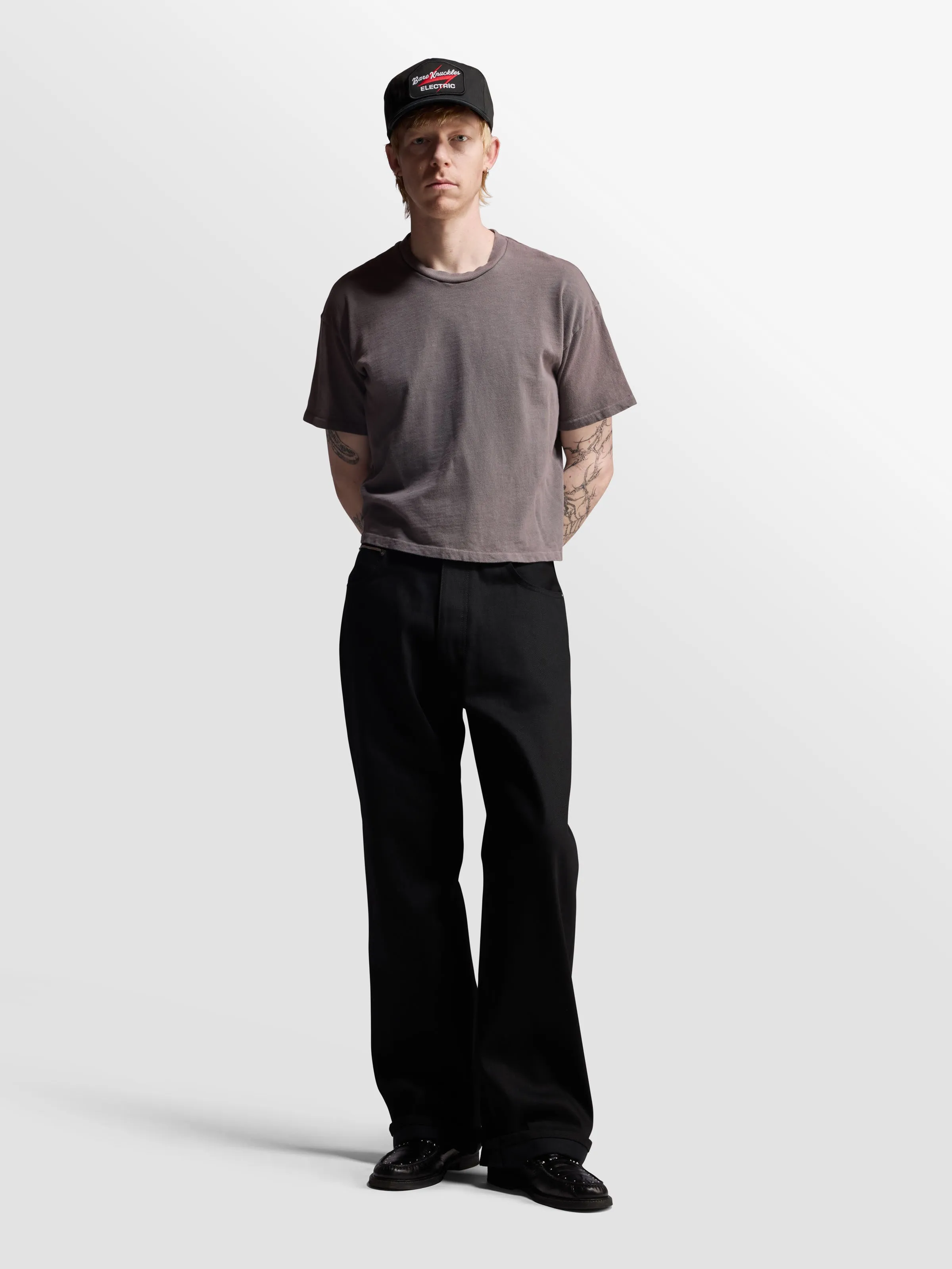 Shrunken Slub T-Shirt sold by Bare Knuckles product image thumbnail 2