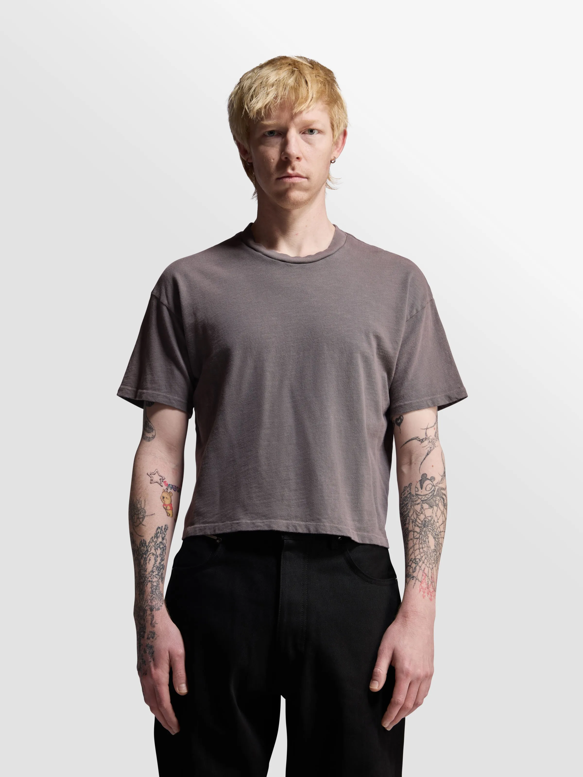 Shrunken Slub T-Shirt sold by Bare Knuckles product image thumbnail 3