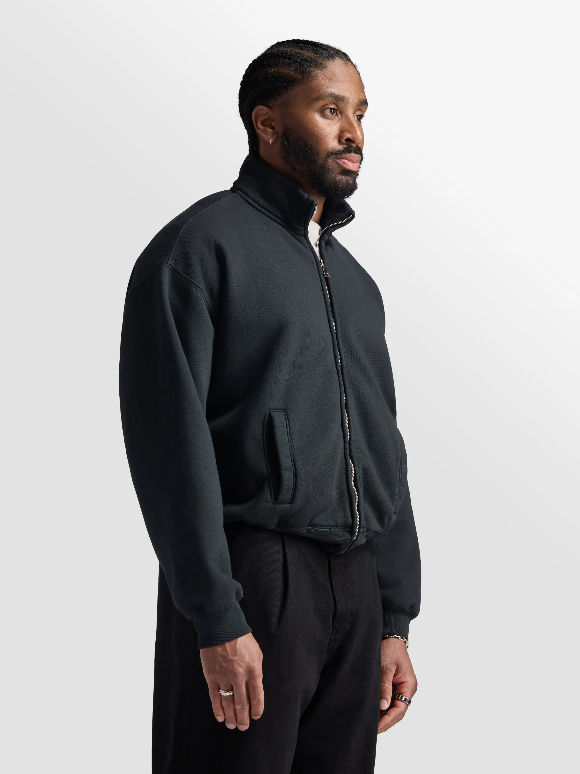 Basics Full Zip Sweatshirt sold by Bare Knuckles product image thumbnail 4