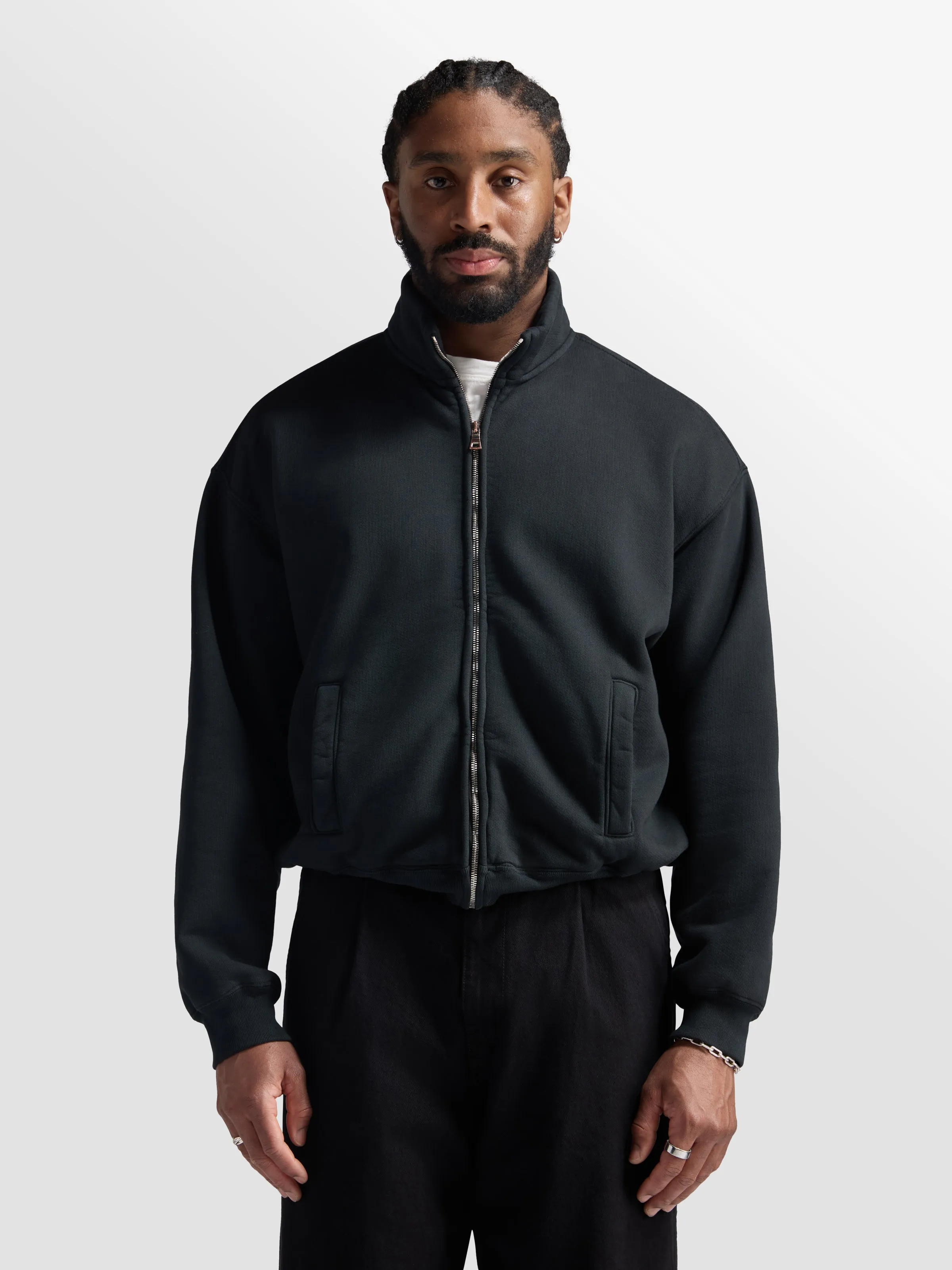 Basics Full Zip Sweatshirt sold by Bare Knuckles product image thumbnail 3