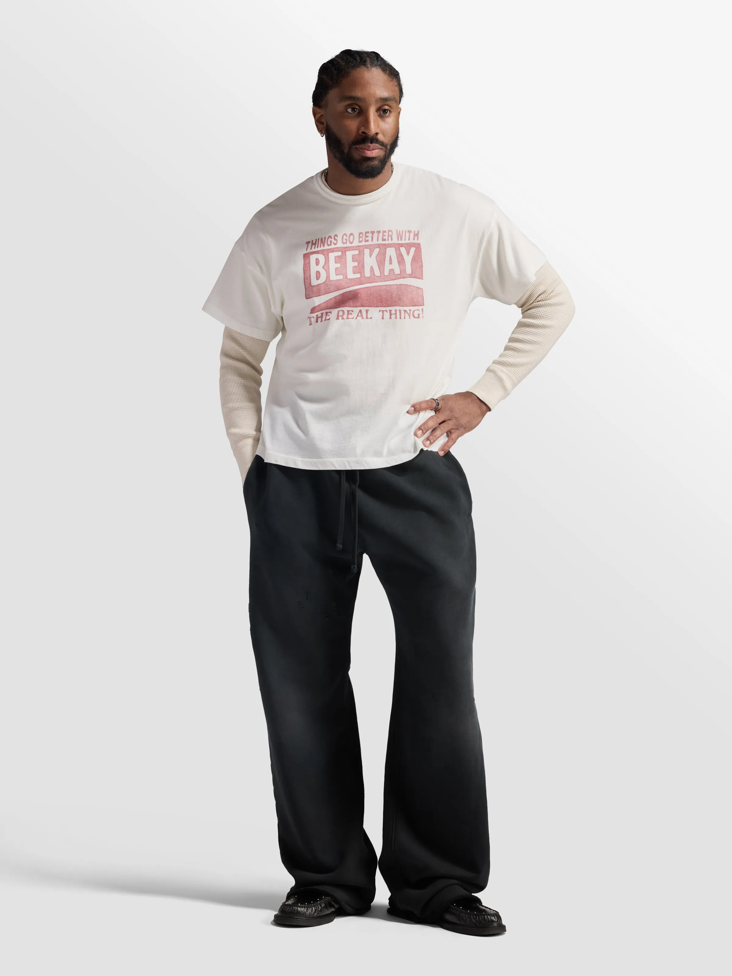 Real Thing Basics T-Shirt sold by Bare Knuckles product image thumbnail 3