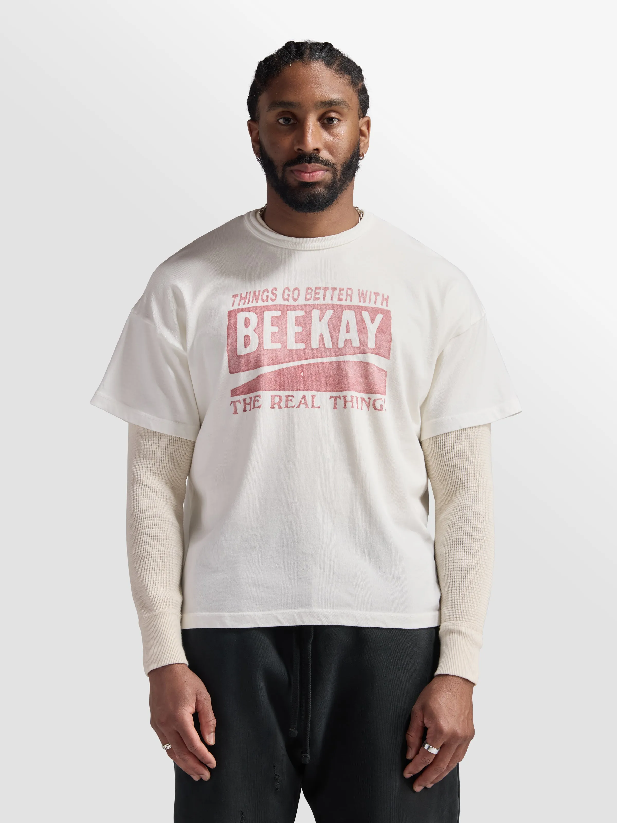 Real Thing Basics T-Shirt sold by Bare Knuckles product image thumbnail 4
