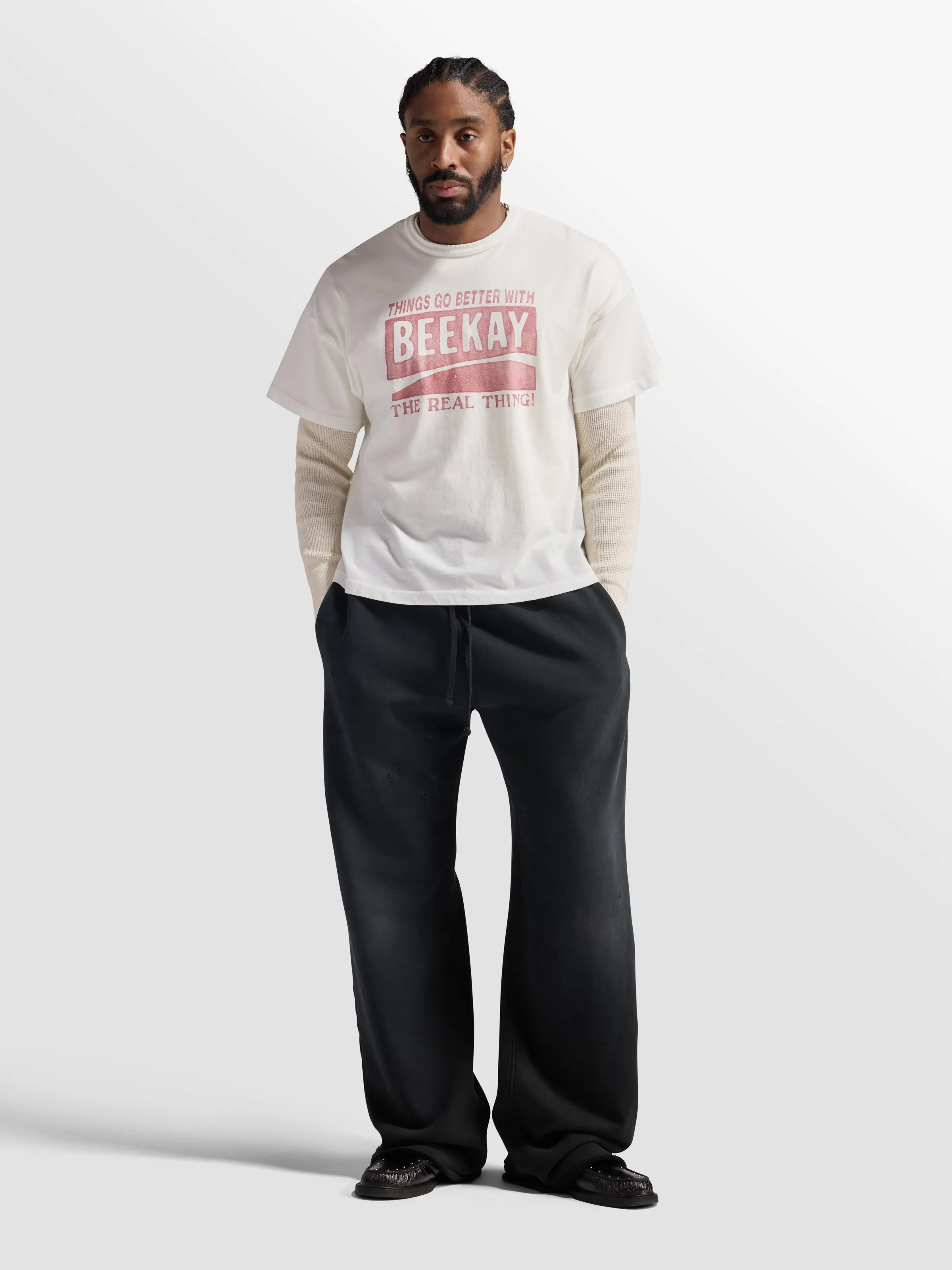 Real Thing Basics T-Shirt sold by Bare Knuckles product image thumbnail 2