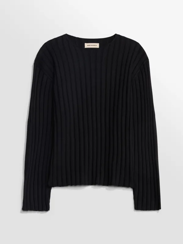 Lou Rib Knit Sweater made by Bare Knuckles
