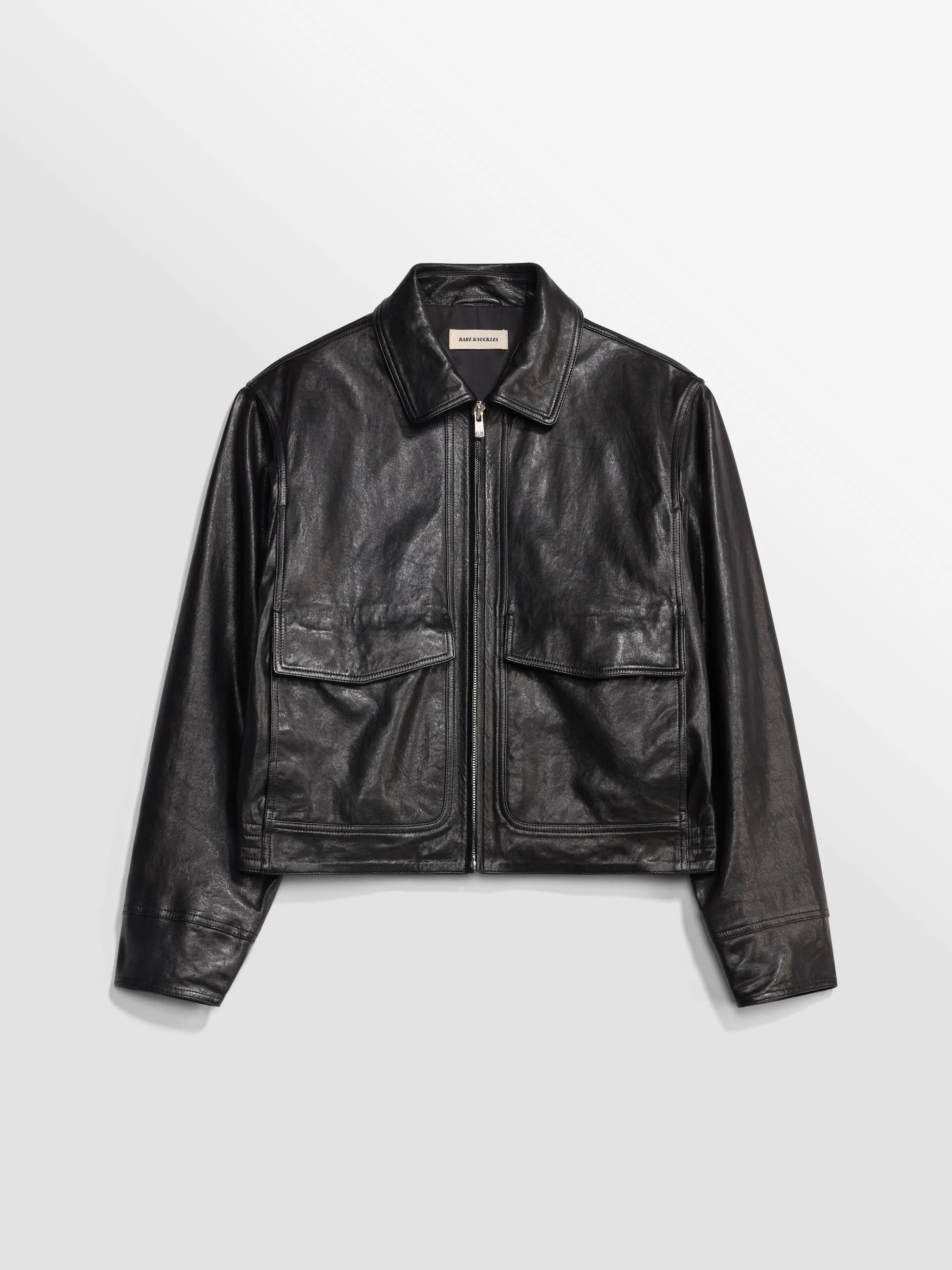 Leather Cruiser Jacket sold by Bare Knuckles