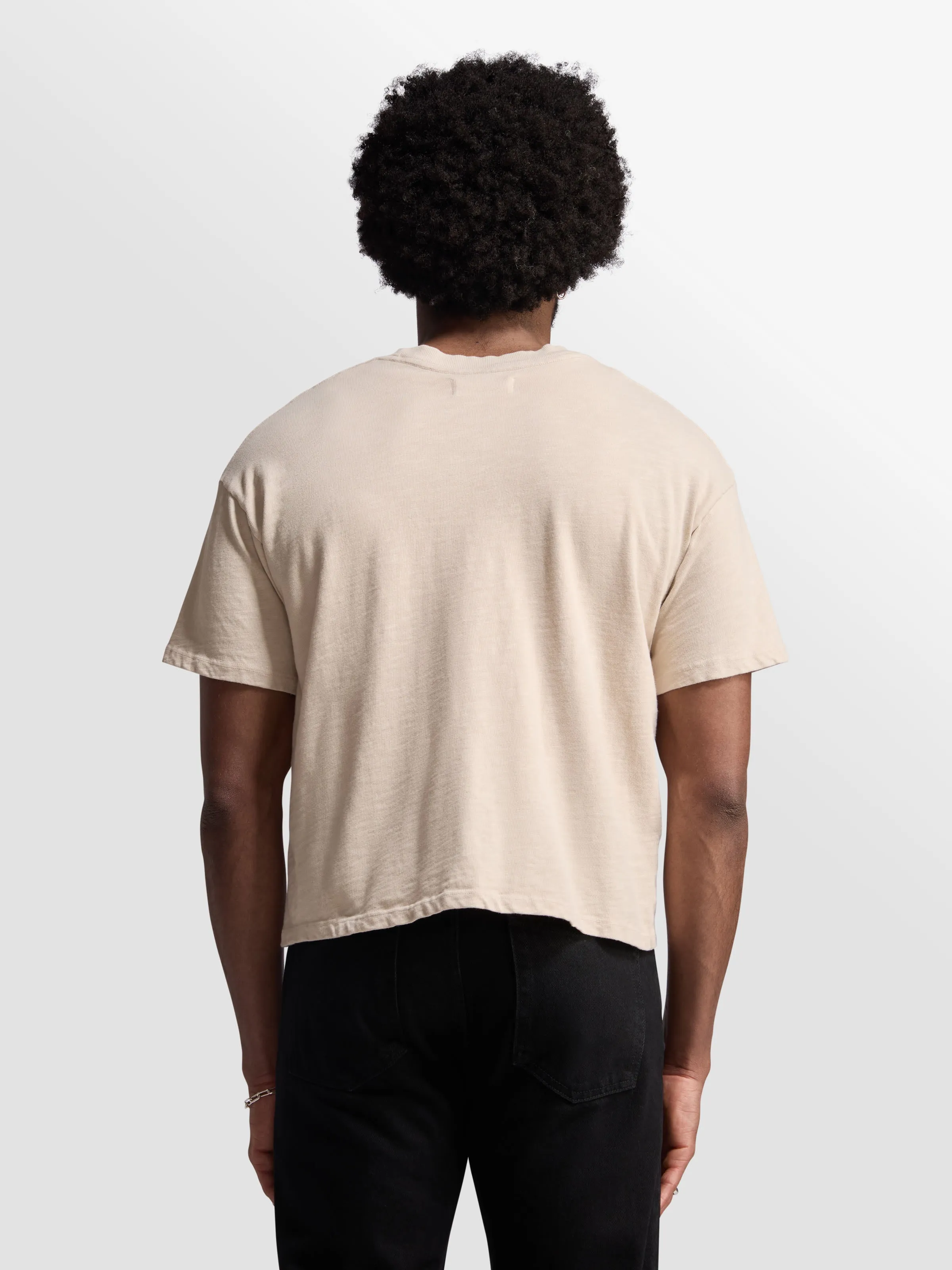 Shrunken Slub T-Shirt sold by Bare Knuckles product image thumbnail 5