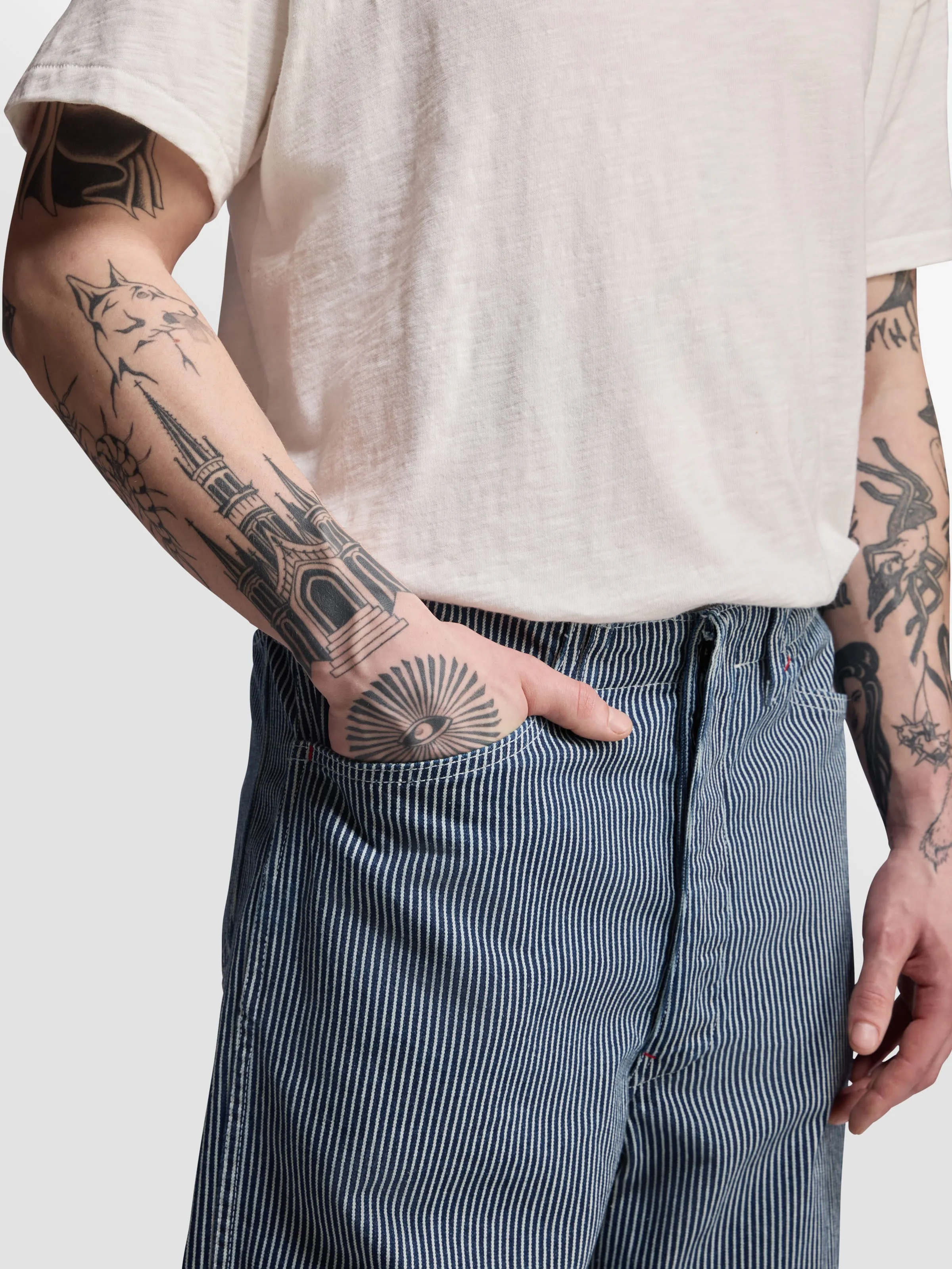 Hickory Stripe Service Pant sold by Bare Knuckles product image thumbnail 3