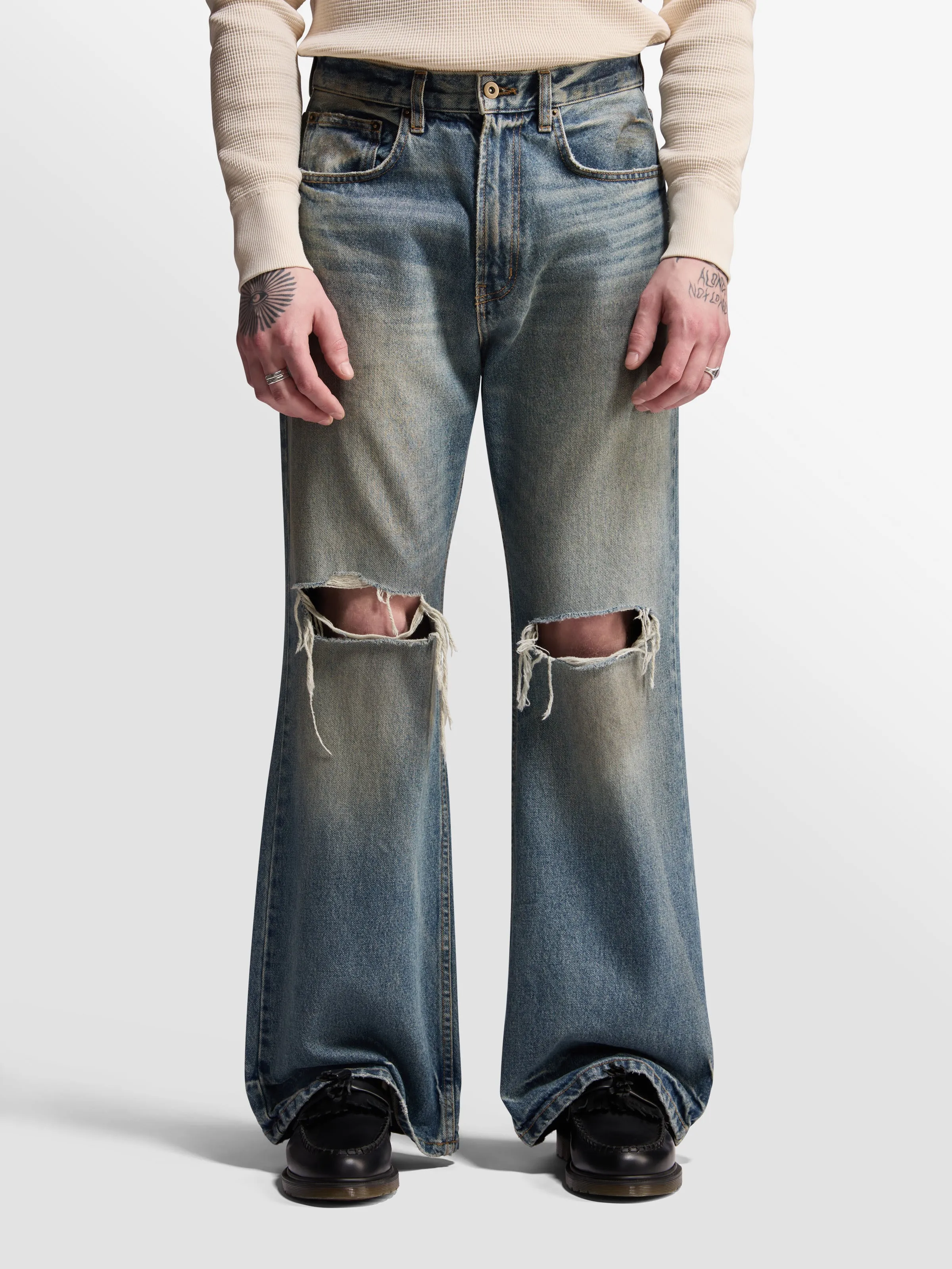 Serge Loose Bootcut Jeans sold by Bare Knuckles product image thumbnail 3