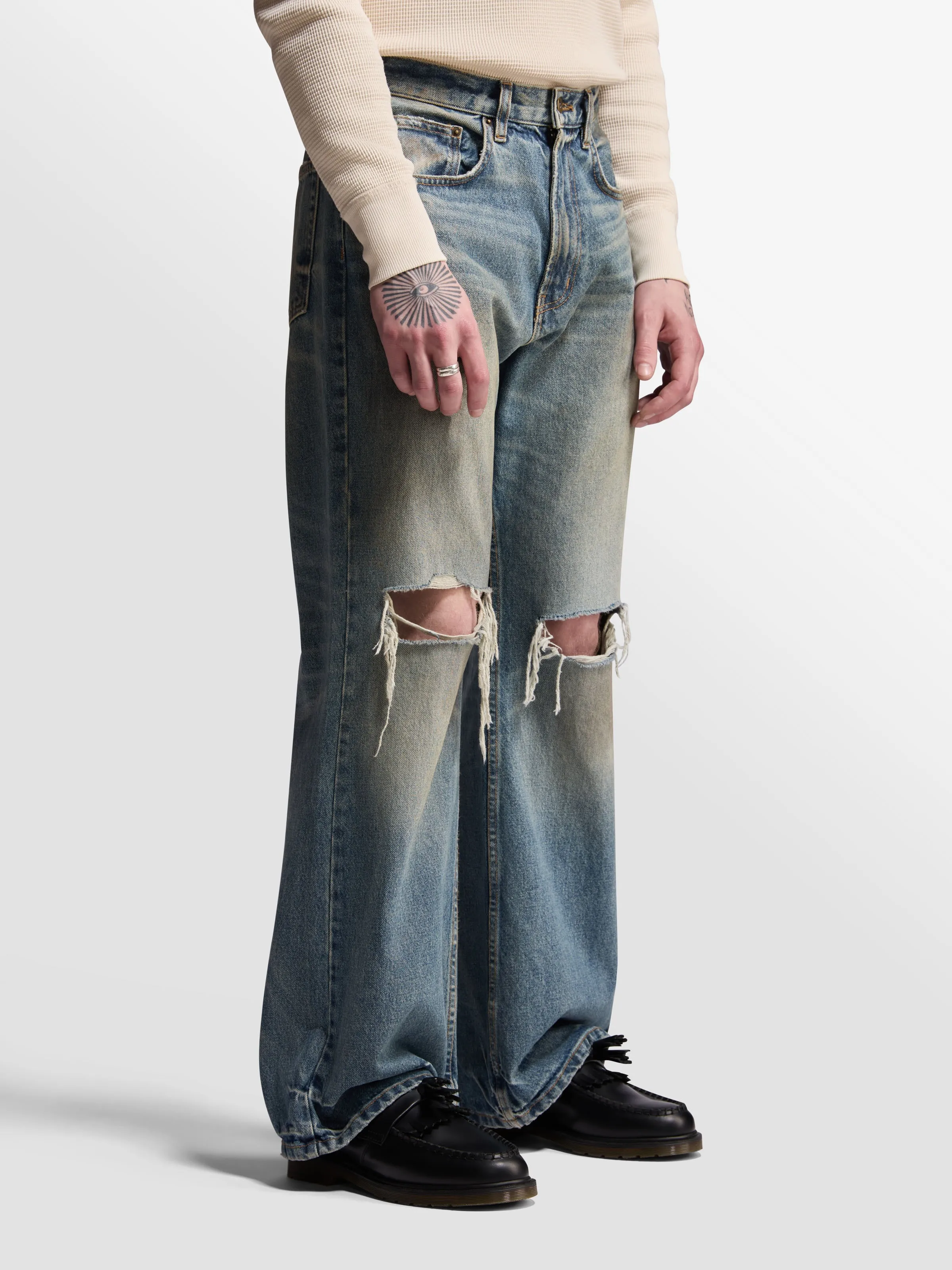 Serge Loose Bootcut Jeans sold by Bare Knuckles product image thumbnail 4