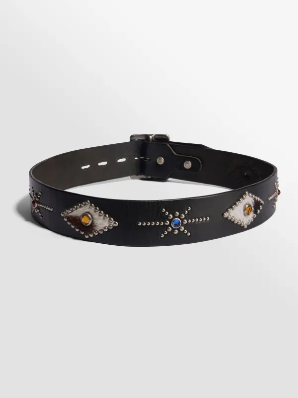BK x HTC Rambler Studded Belt - 1.75" made by Bare Knuckles