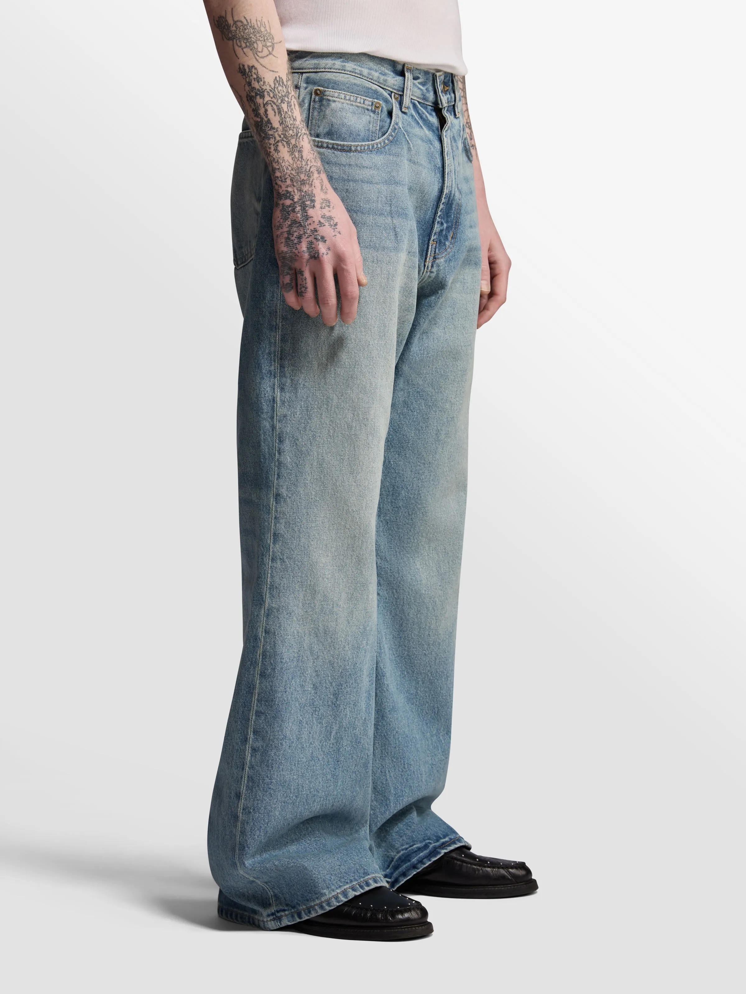 Serge Loose Bootcut Jeans sold by Bare Knuckles product image thumbnail 4