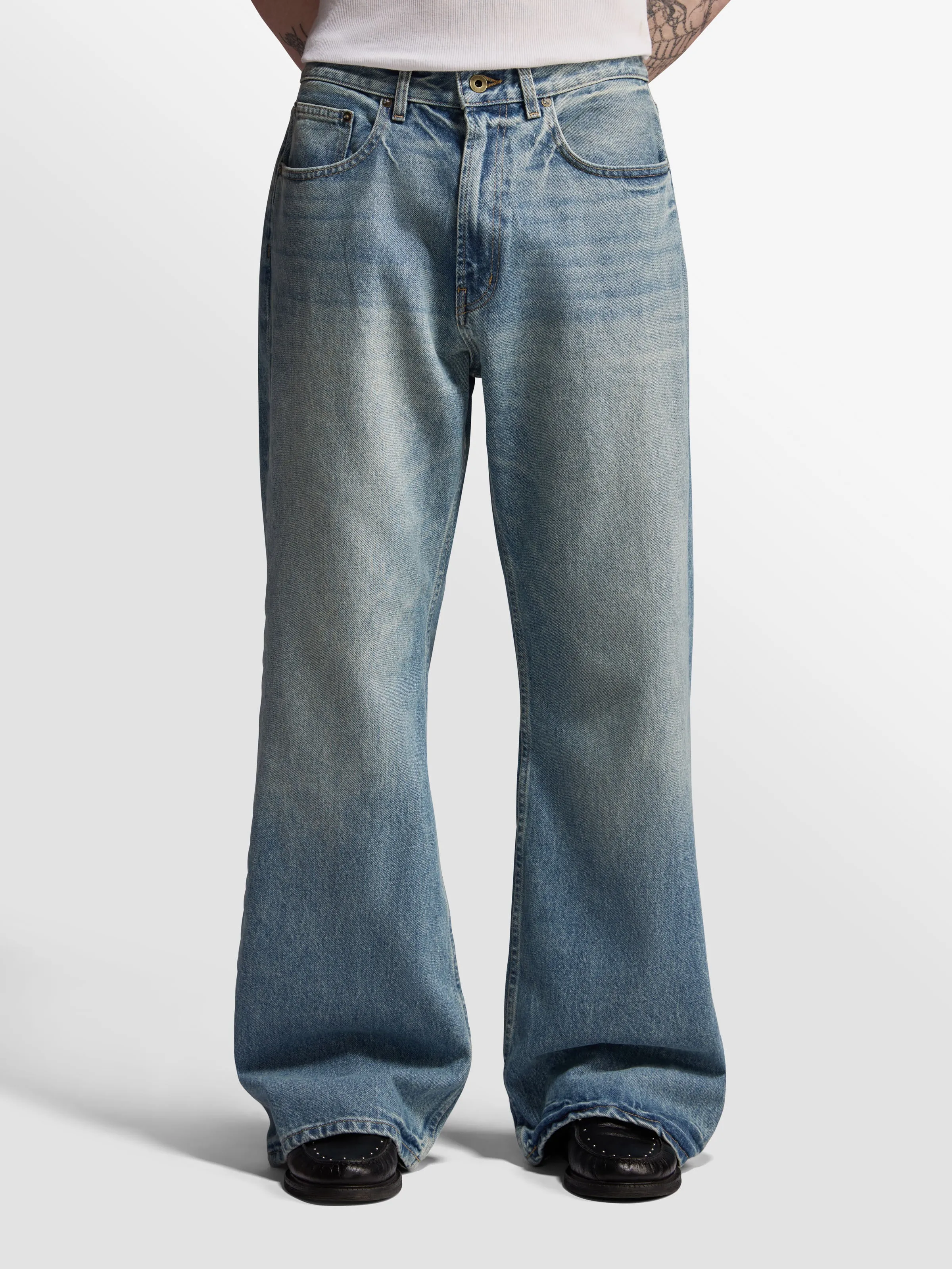 Serge Loose Bootcut Jeans sold by Bare Knuckles product image thumbnail 3