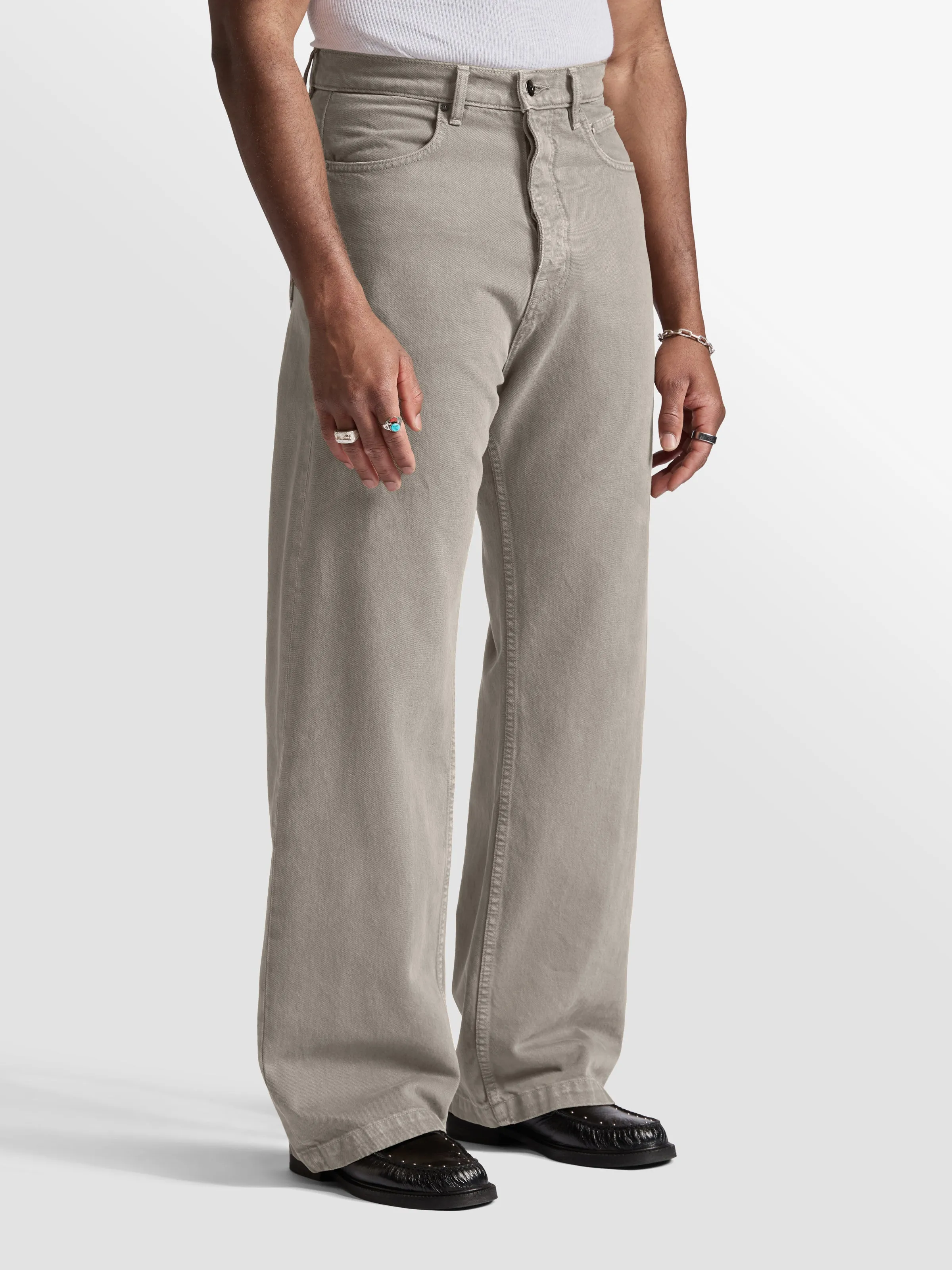 Javier Wide Leg Jeans sold by Bare Knuckles product image thumbnail 4