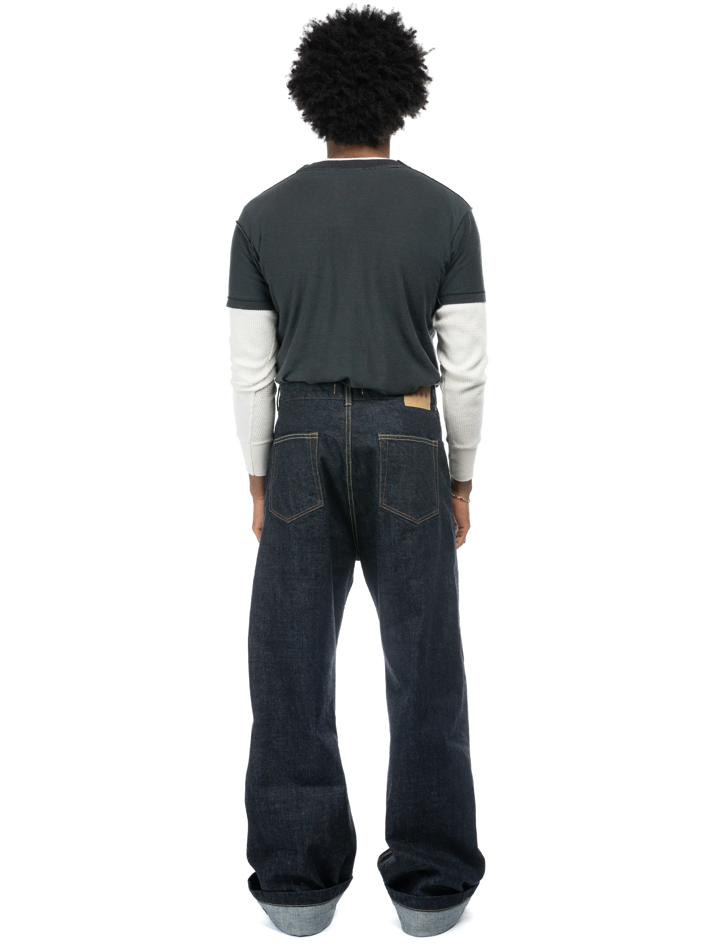 Javier Wide Leg Jeans - Japanese Selvedge sold by Bare Knuckles product image thumbnail 4