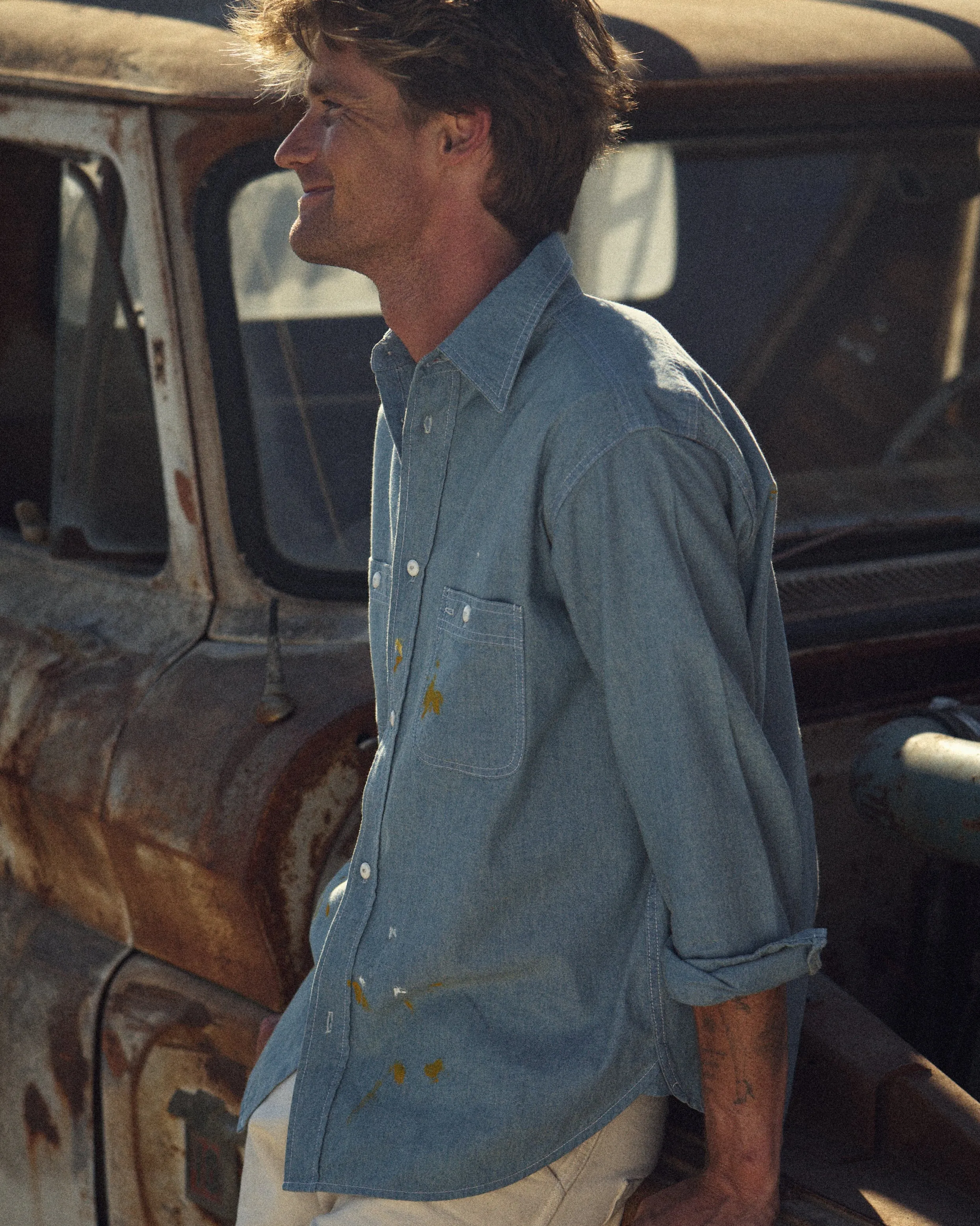 PAINTER'S CHAMBRAY SHIRT sold by Pinup Rags product image thumbnail 2