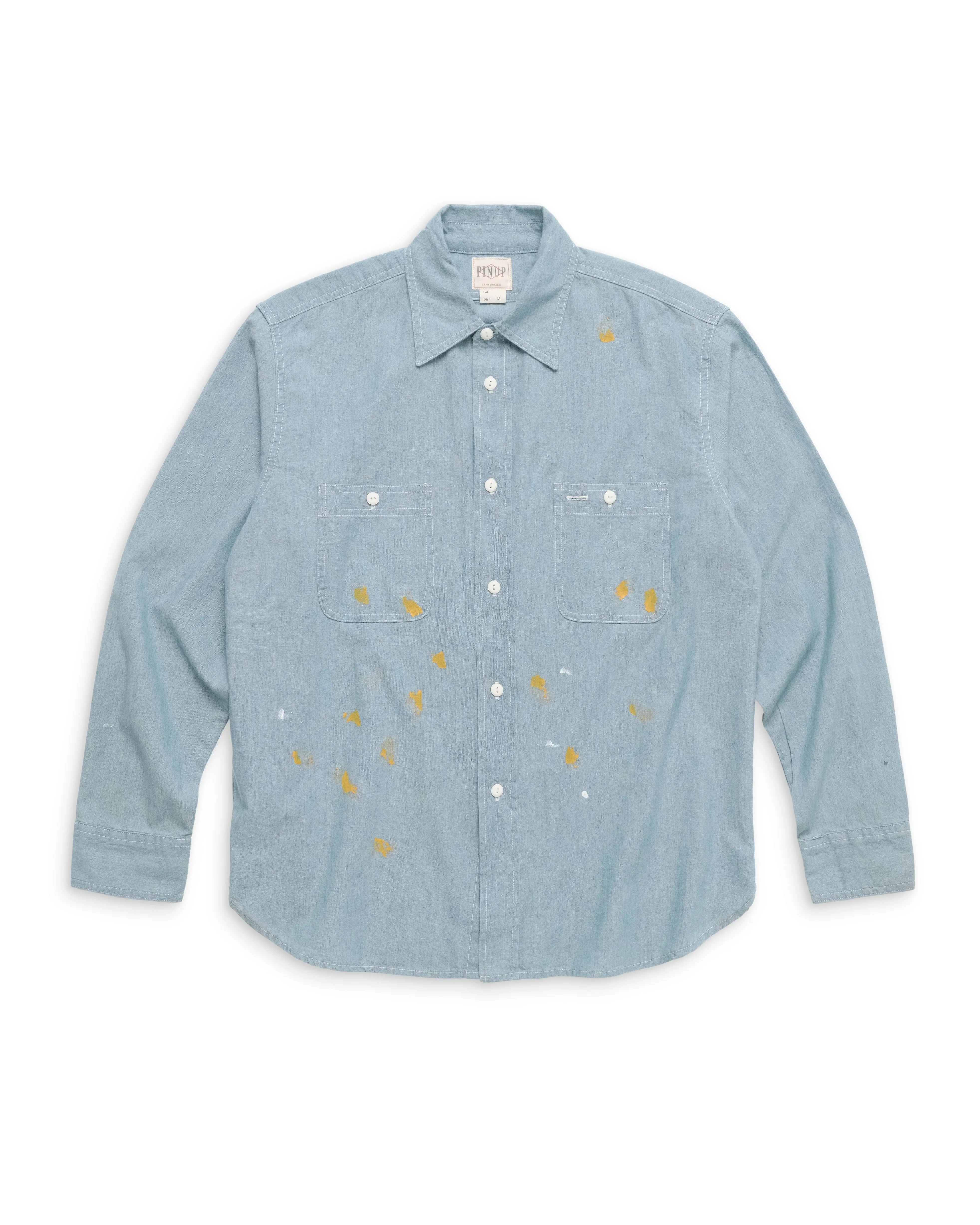 PAINTER'S CHAMBRAY SHIRT sold by Pinup Rags