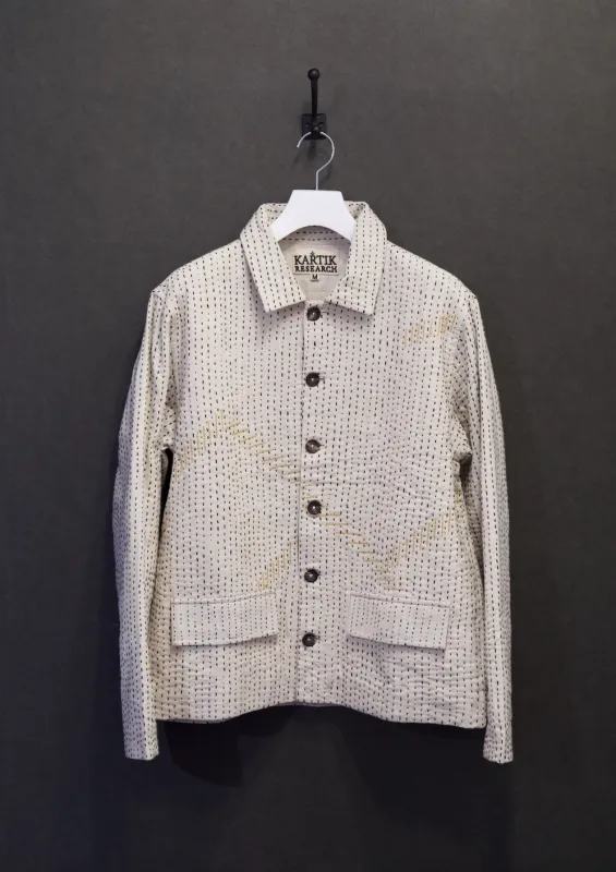 Kantha Cropped Jacket sold by Shinyakozuka