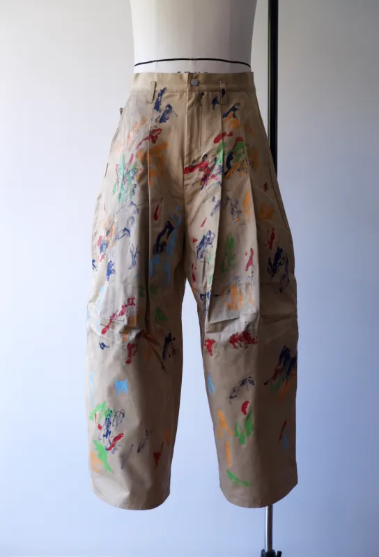 Hi, BAGGY WITH HAND PAINTING sold by Shinyakozuka