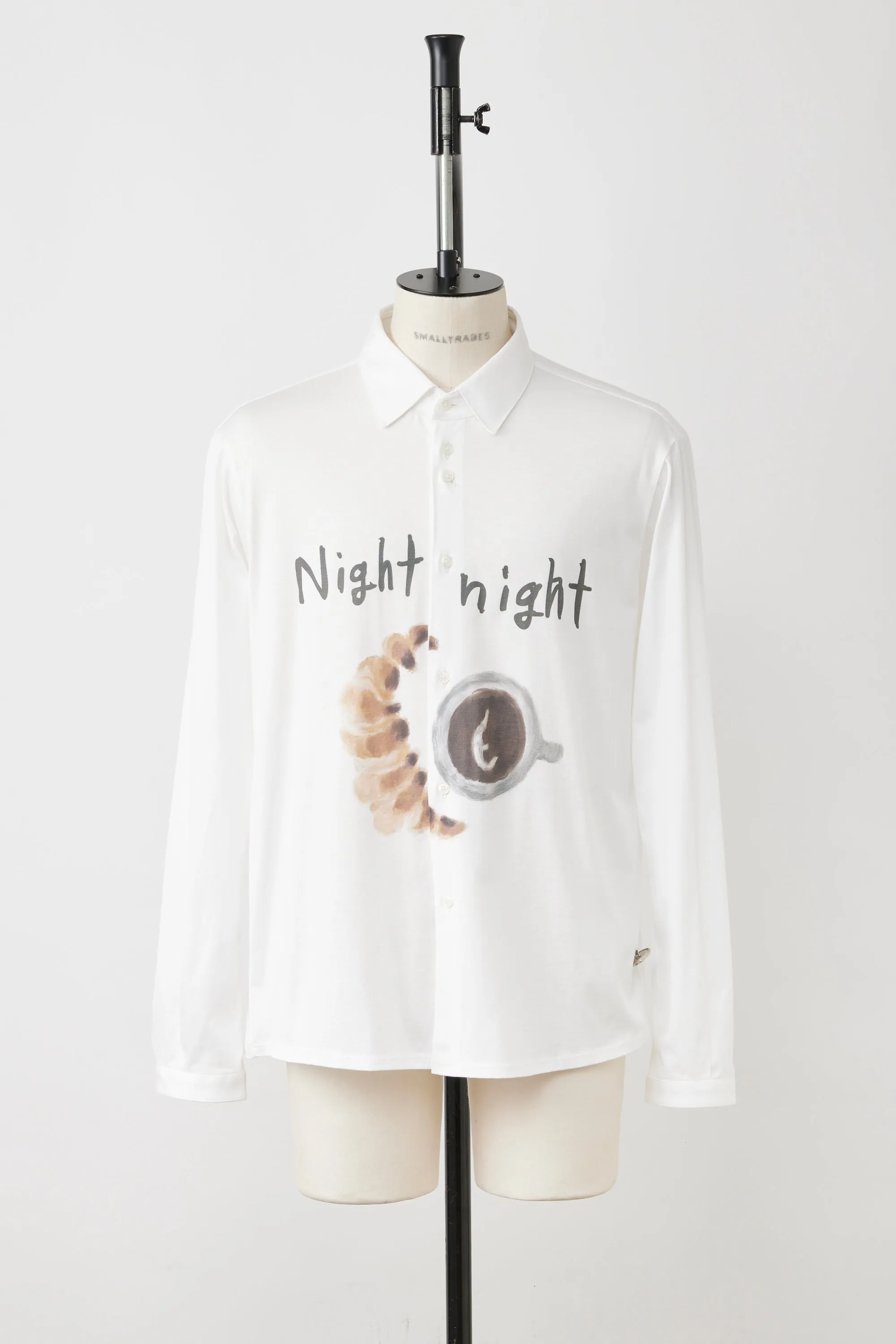 HENRY CUFFS SHIRT WITH PRINTING sold by Shinyakozuka