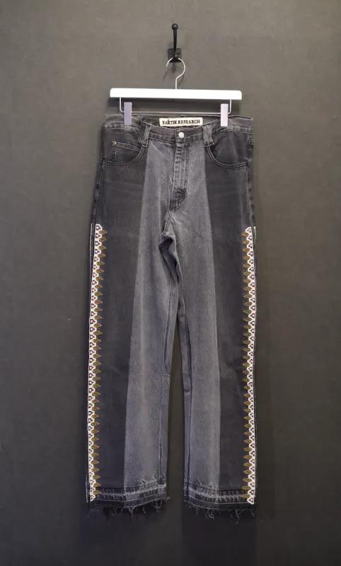 Upcycled Denim Trouser made by Kartik Research