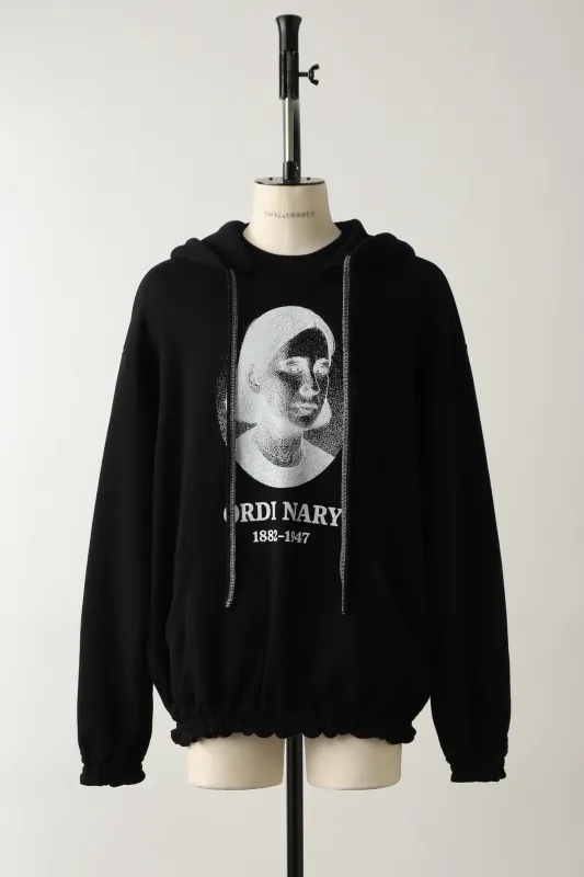 ordinary home 40's hoodie with printing made by Shinyakozuka