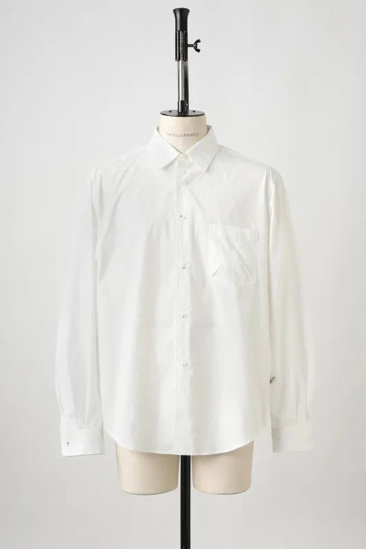 classic shirt with needle punch made by Shinyakozuka