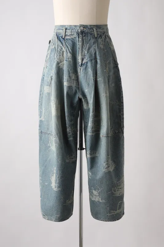 washed city baggy made by Shinyakozuka