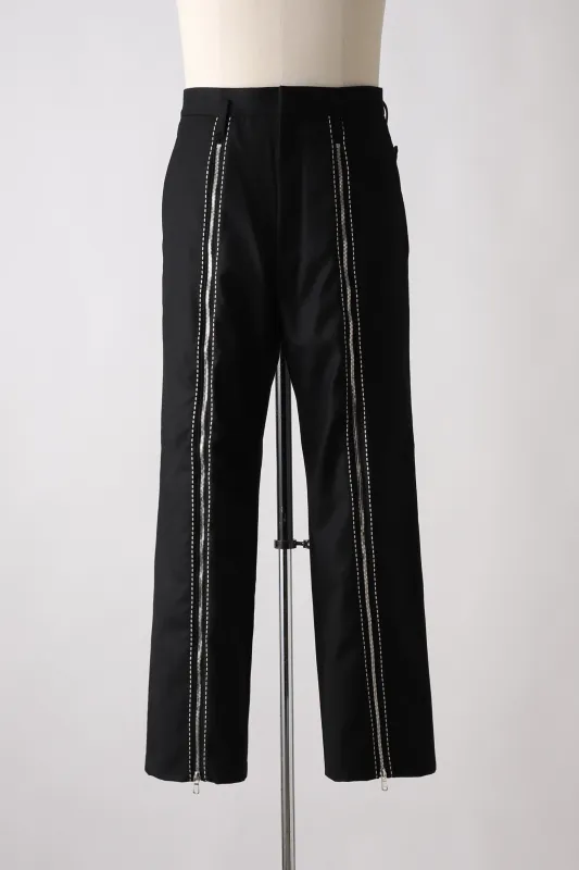 charles trousers with picturesque stitches made by Shinyakozuka