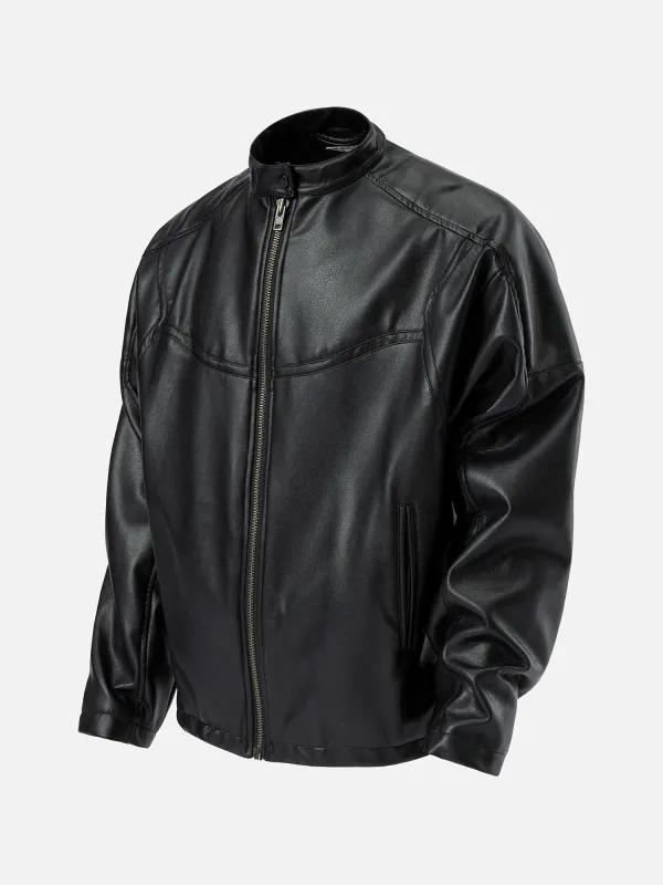 LEATHER RACER JACKET sold by BLACKTAILOR