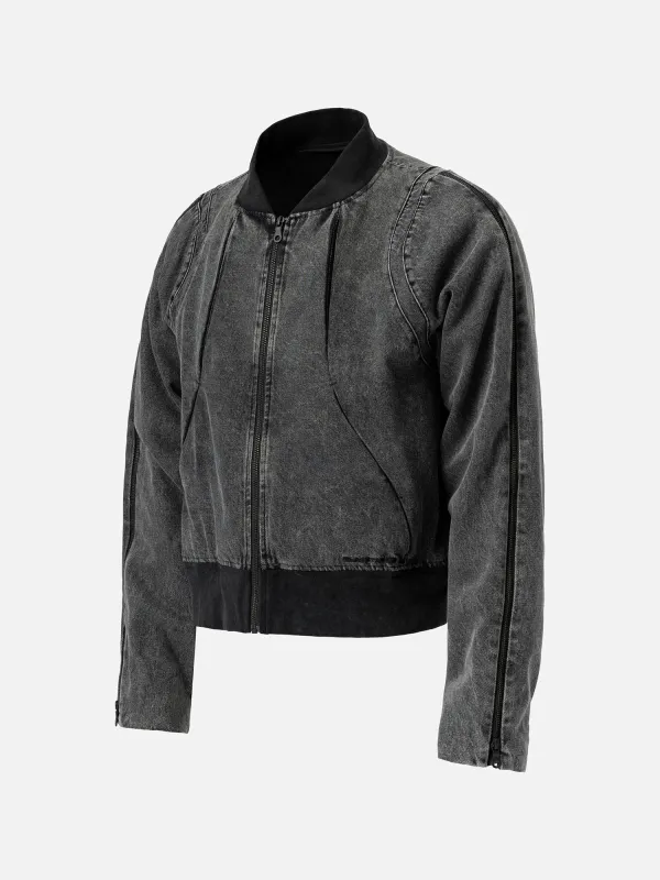 ZIPPER DENIM JACKET sold by BLACKTAILOR